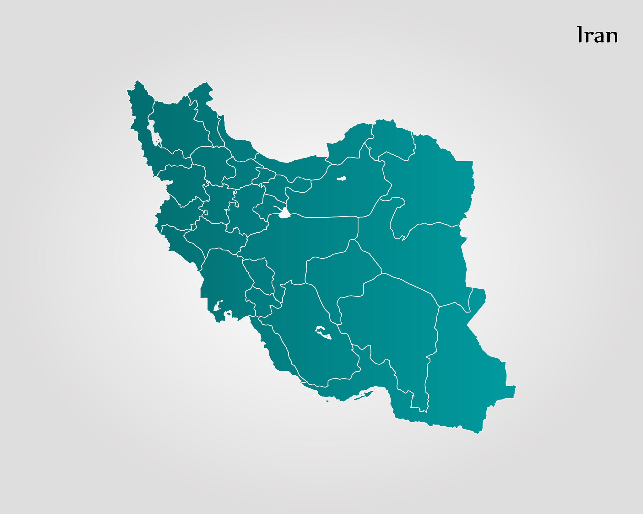 map of islamic republic of iran