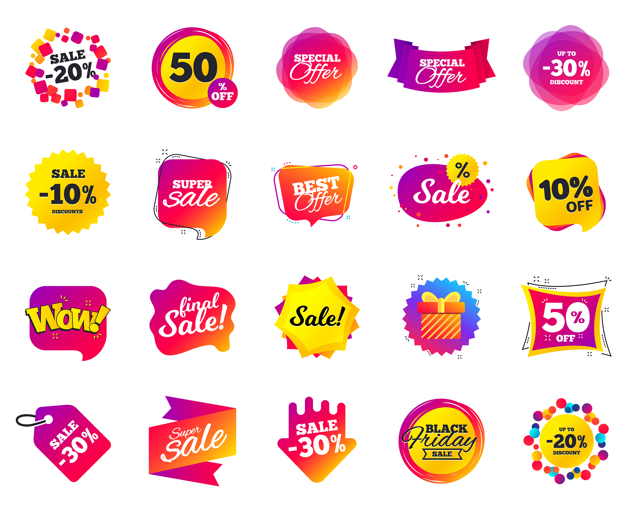sale banner special offer template tags cyber