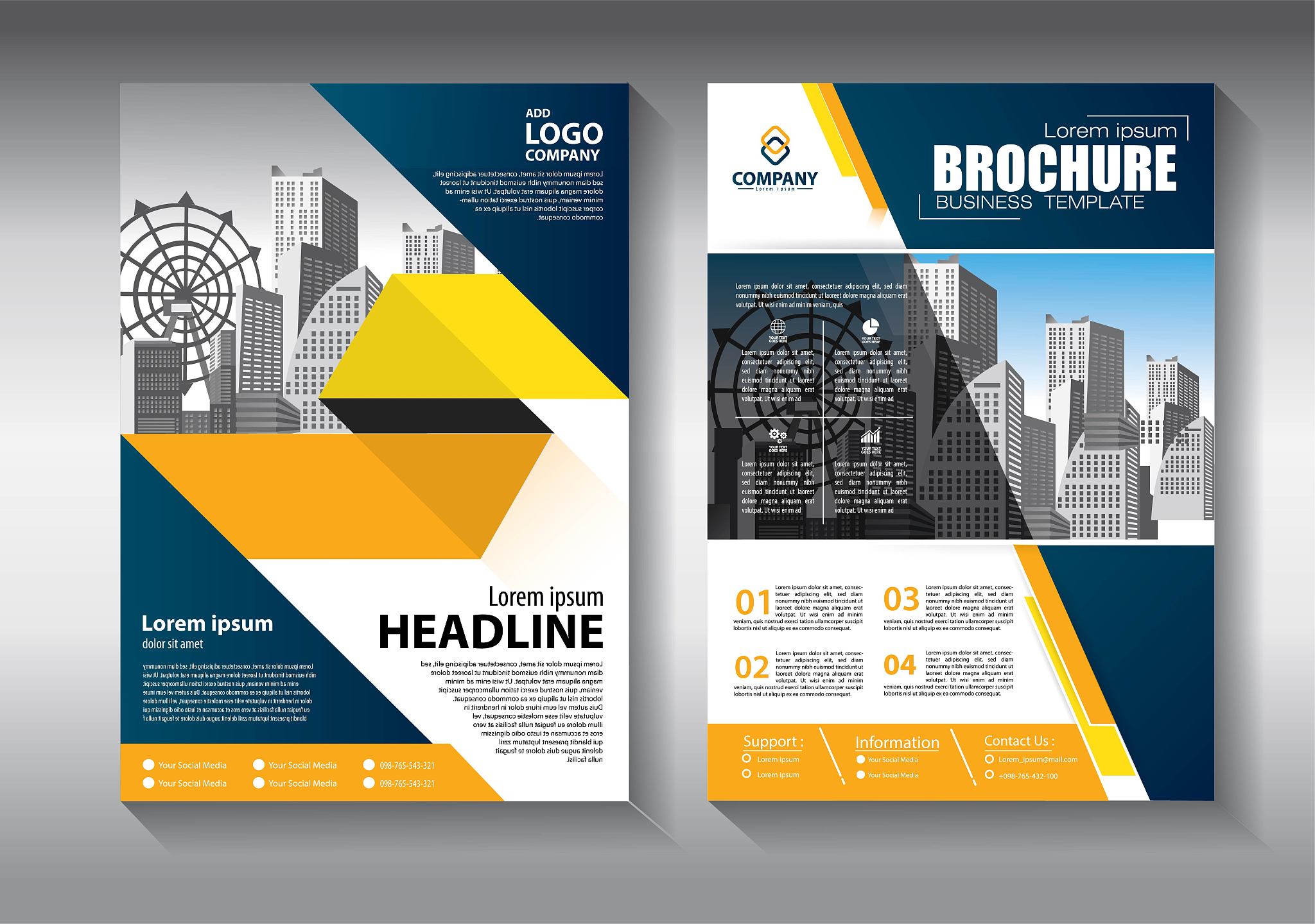 brochure design, cover modern layout, annual report, poster, fly