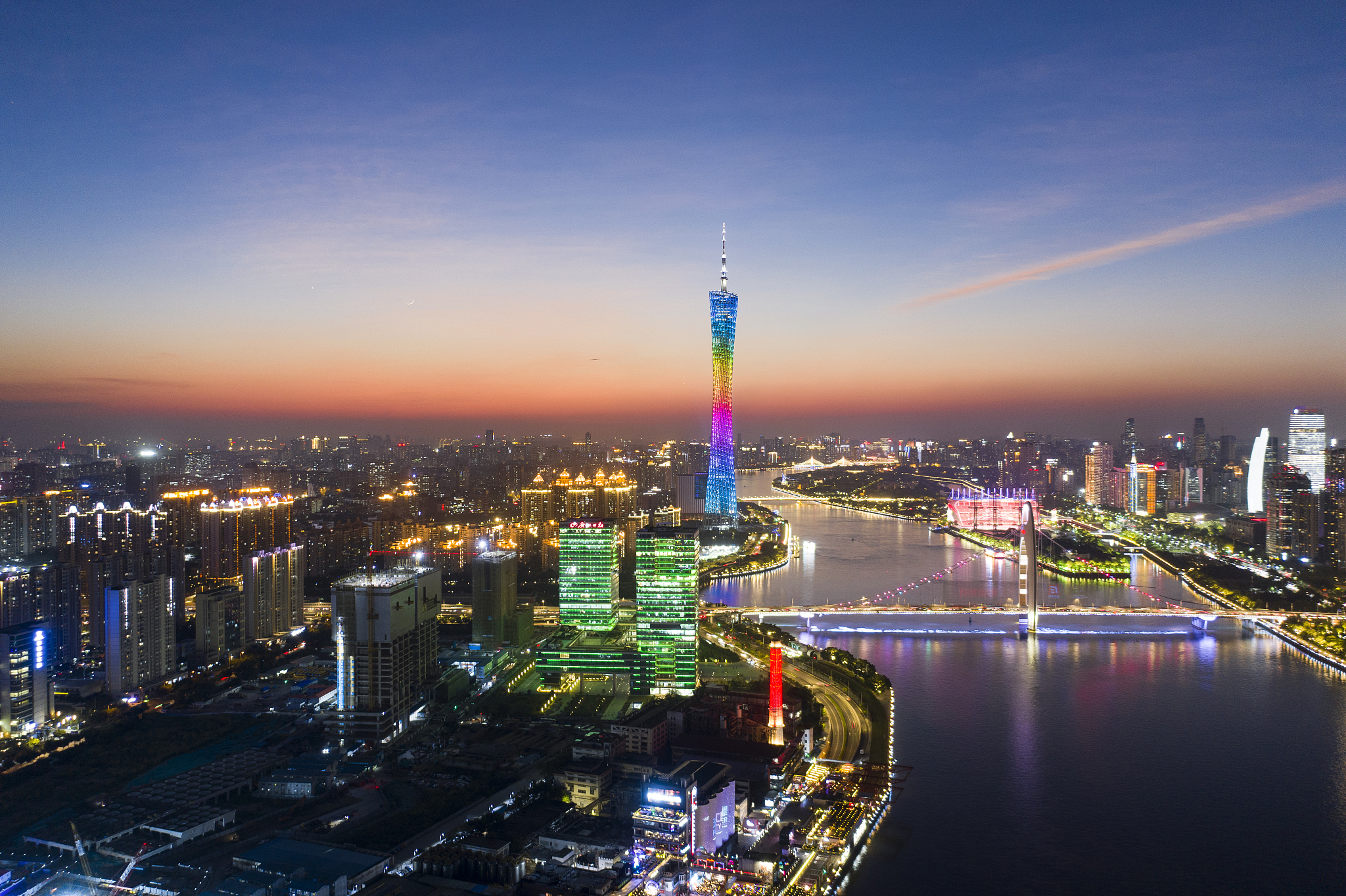 广州城市天际线