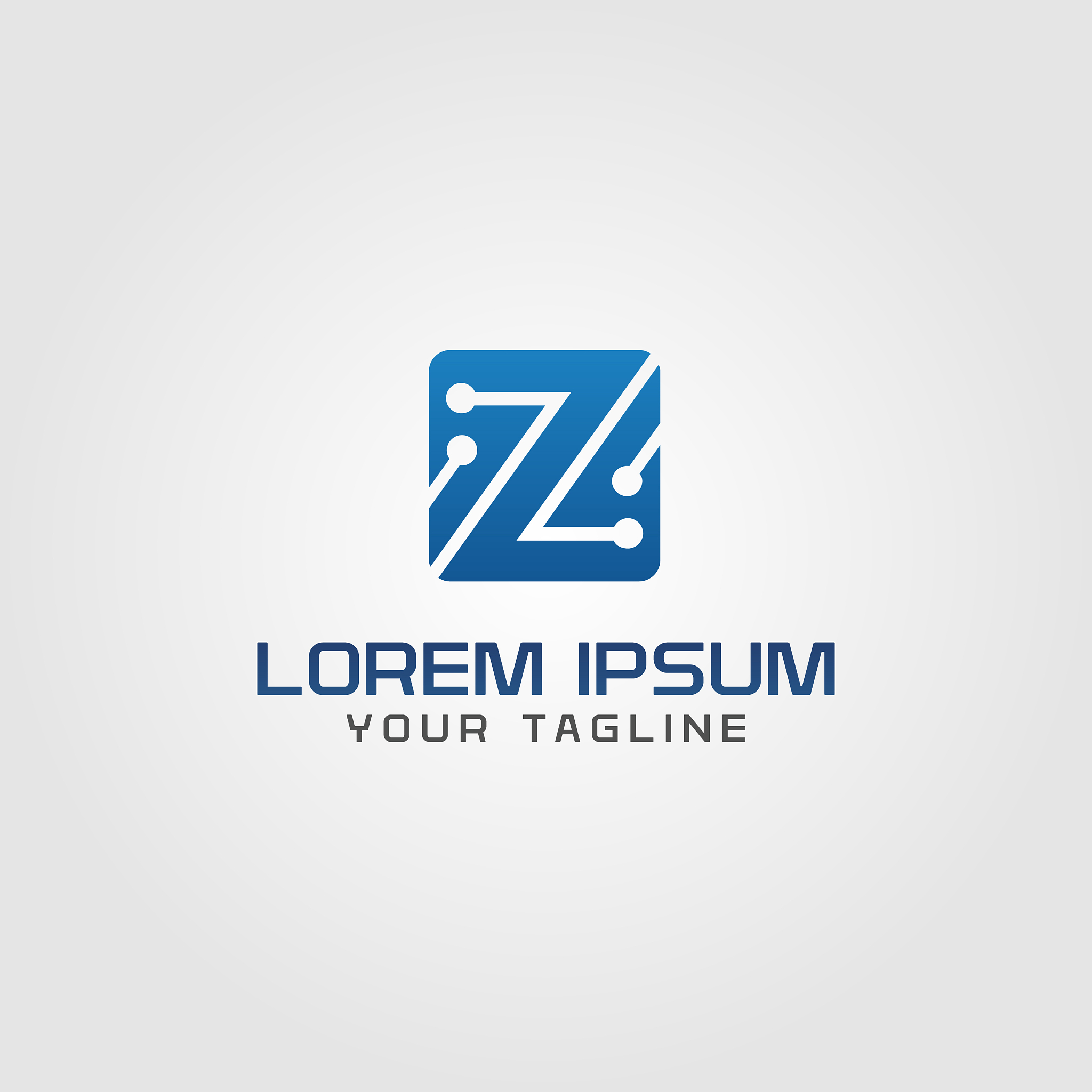 creative technology electronic logo concept design