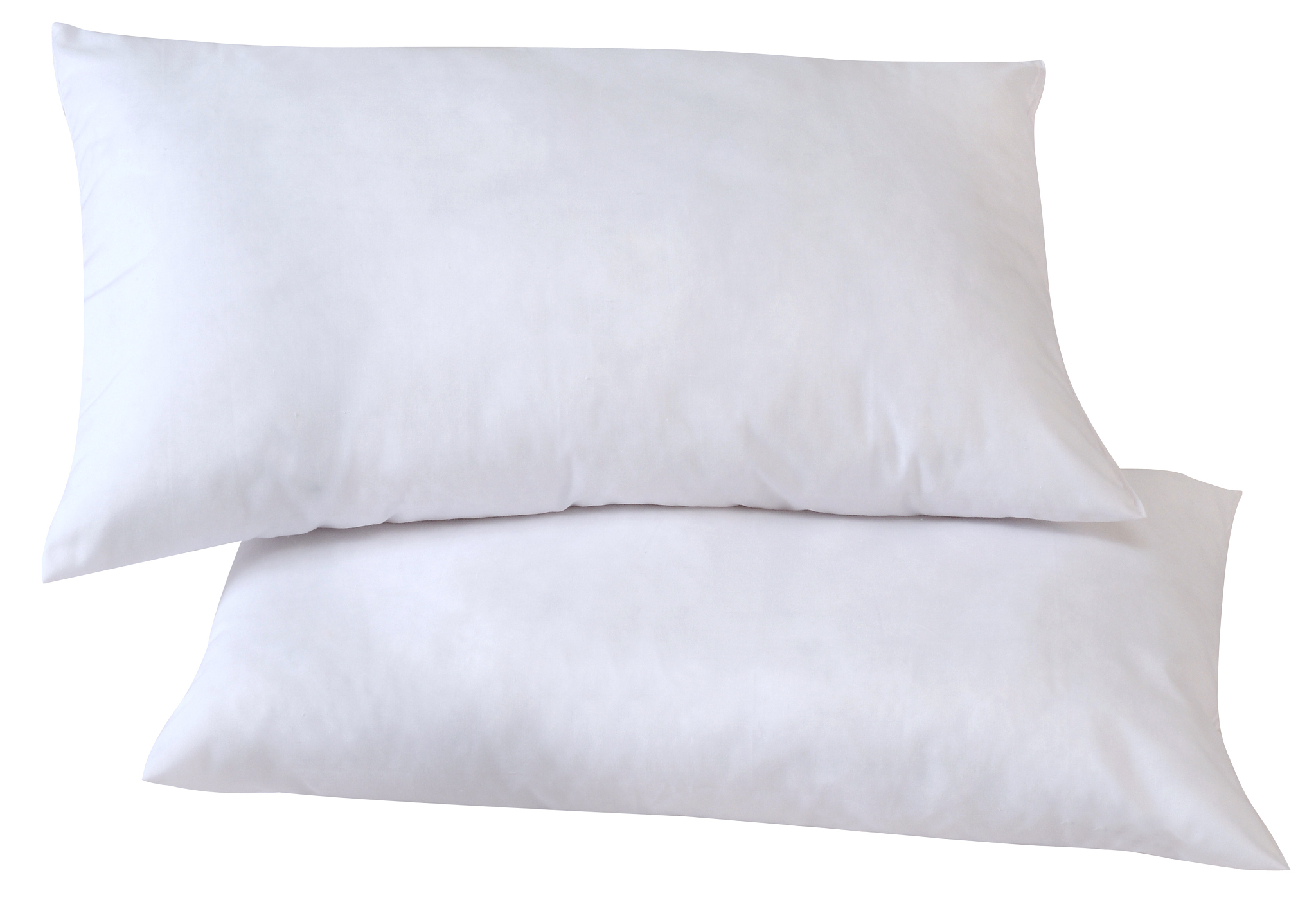 double pillows. clipping path.