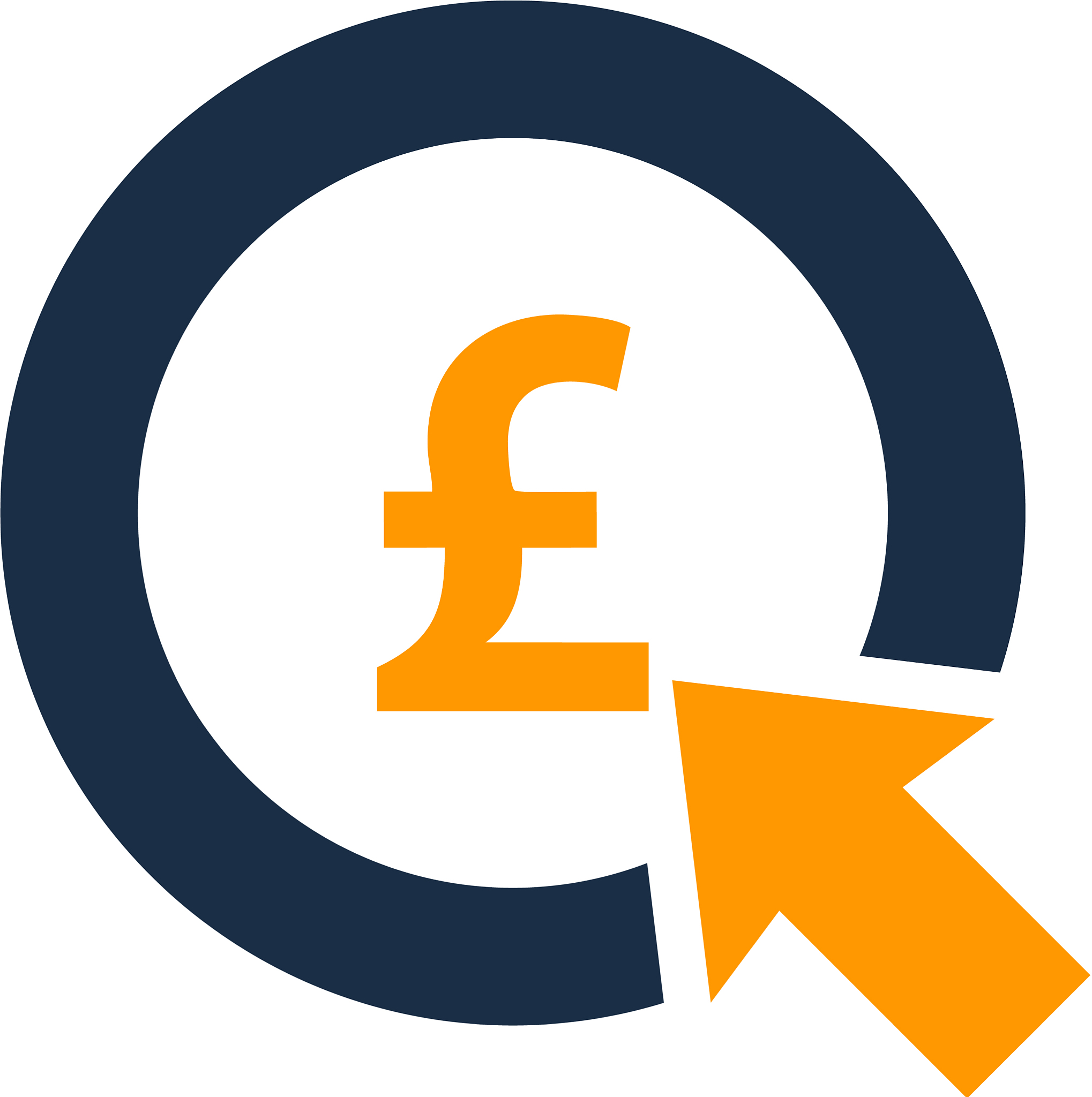 stock market business logo icon design