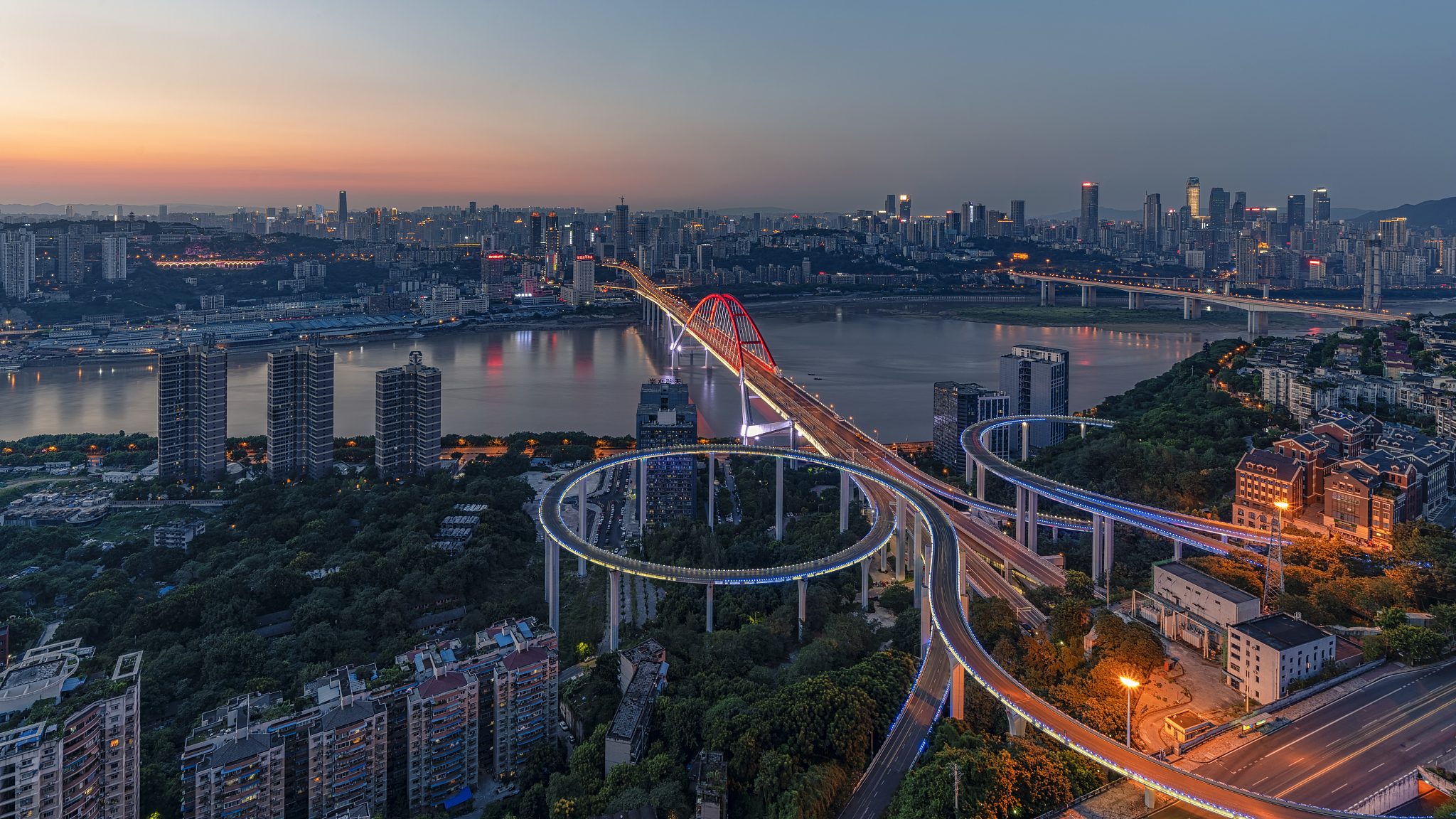 网红城市重庆城市风光