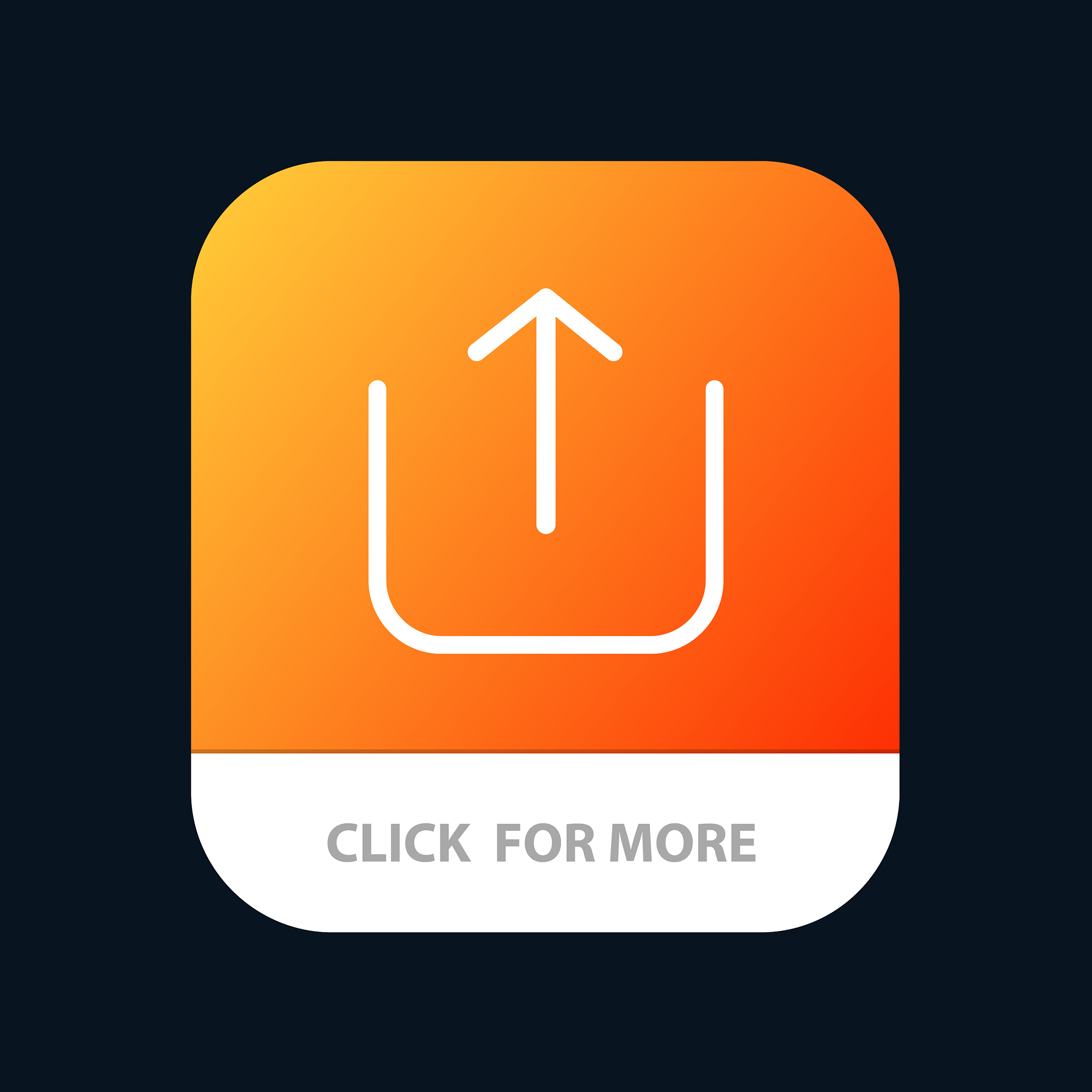 instagram up upload mobile app button android and