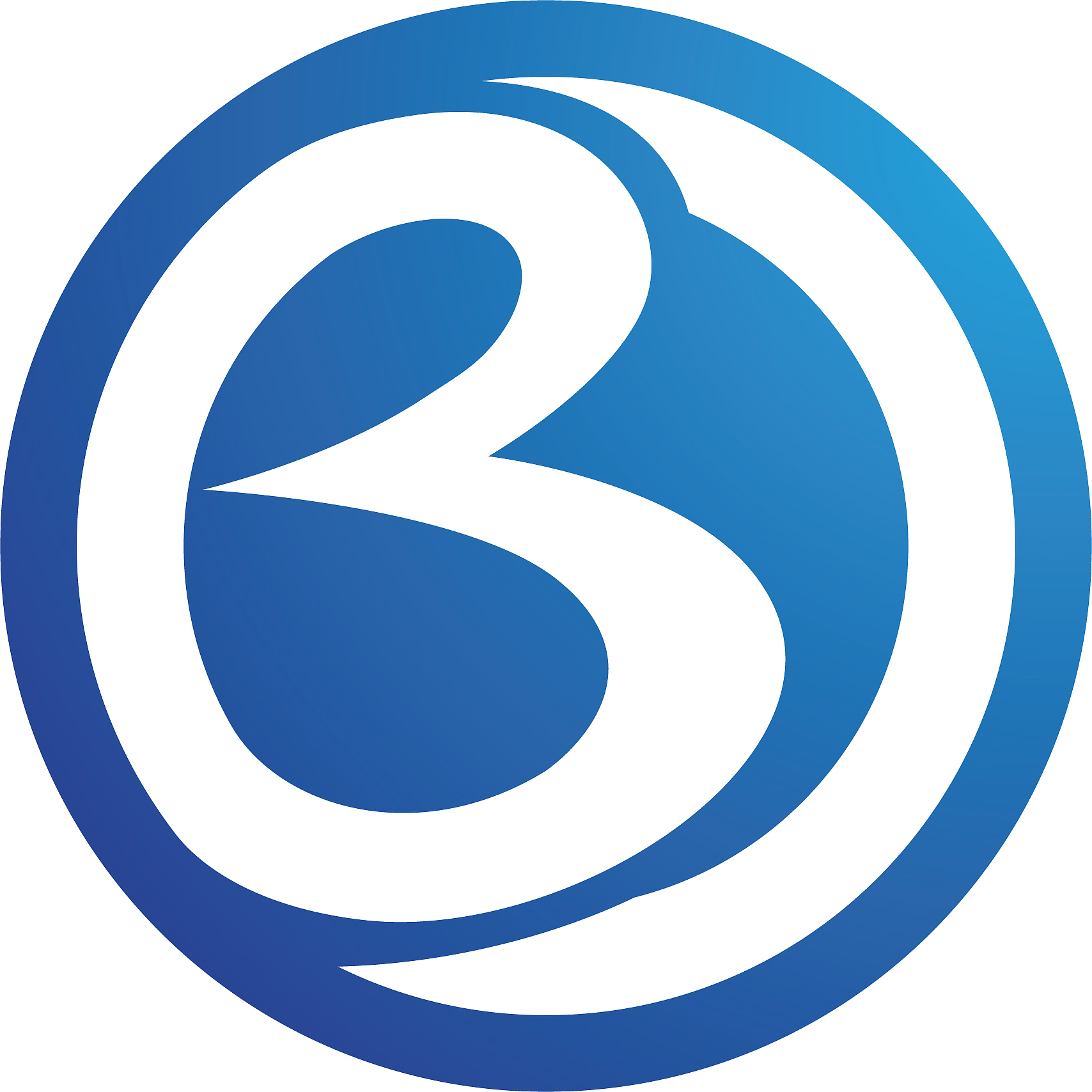 b letter logo icon design template