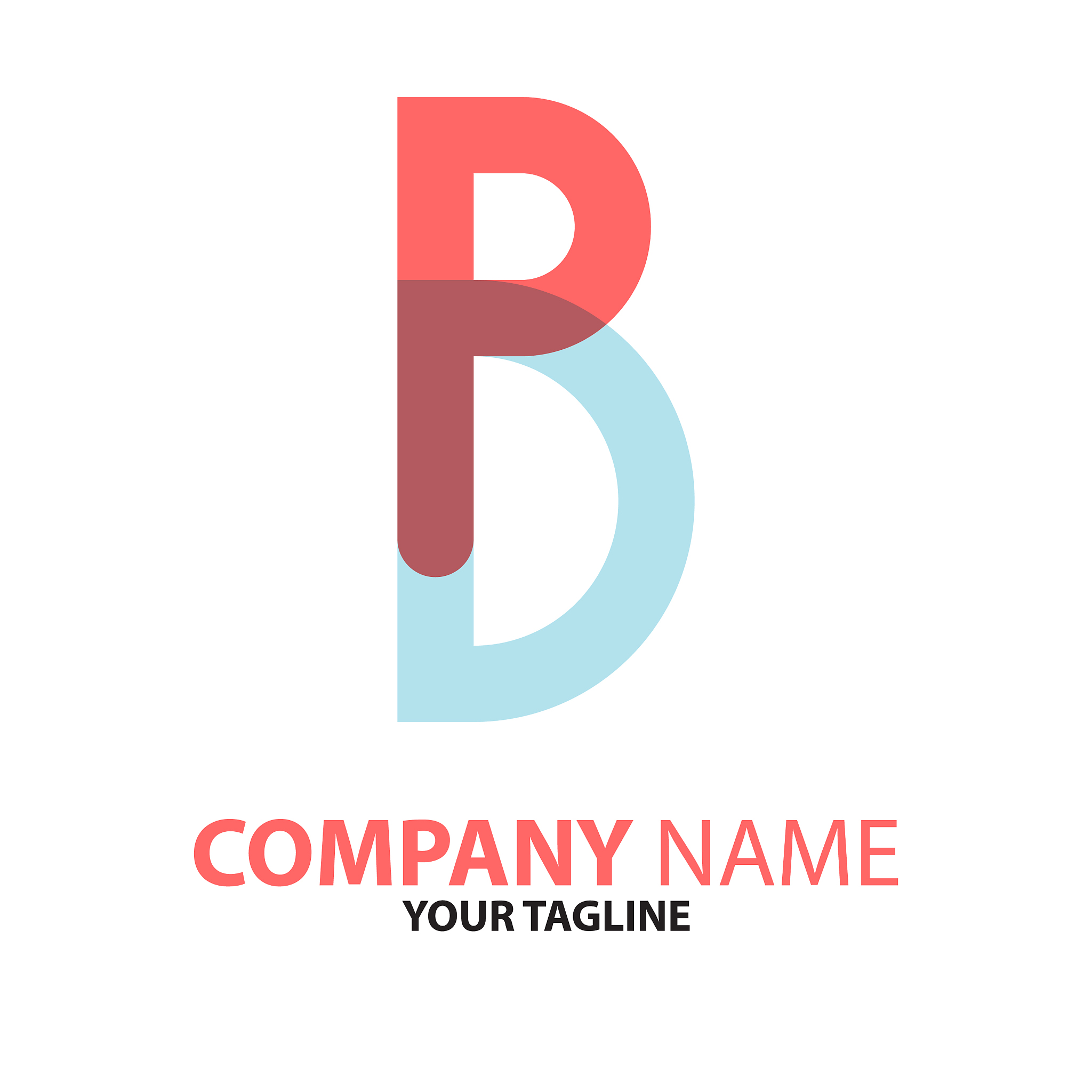 pd dp initial logo concept can be used for