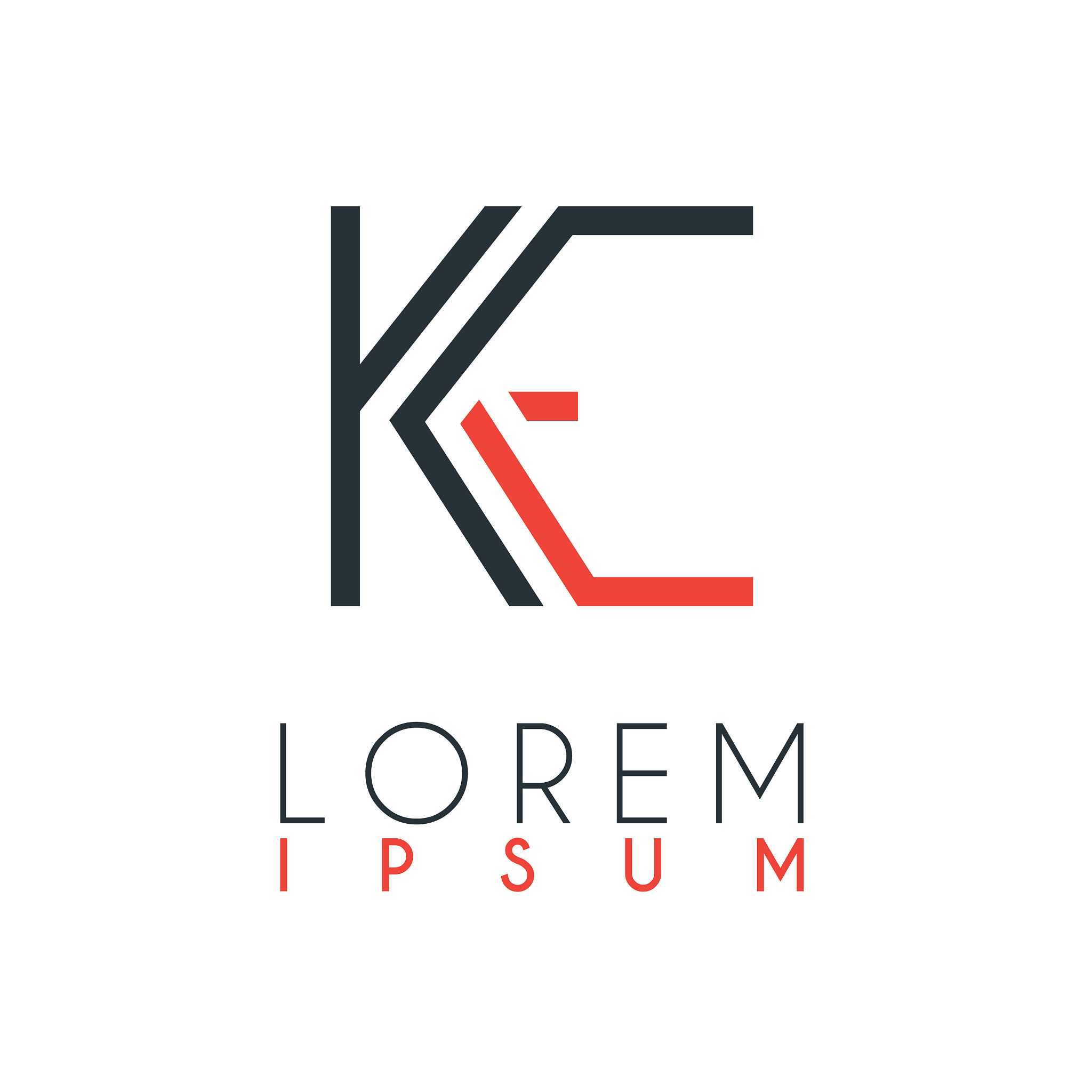 the logo between letter k and letter e or ke