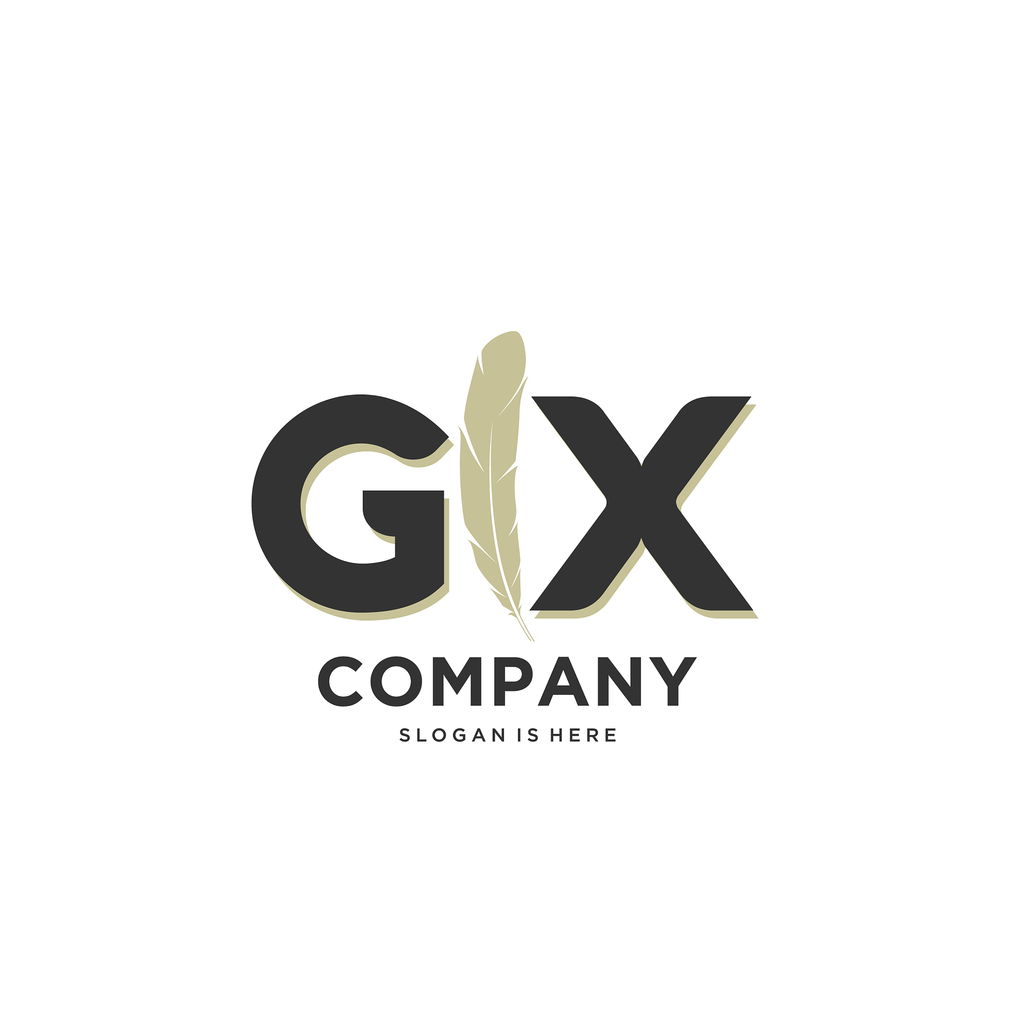 initial gx letter unique attractive creative