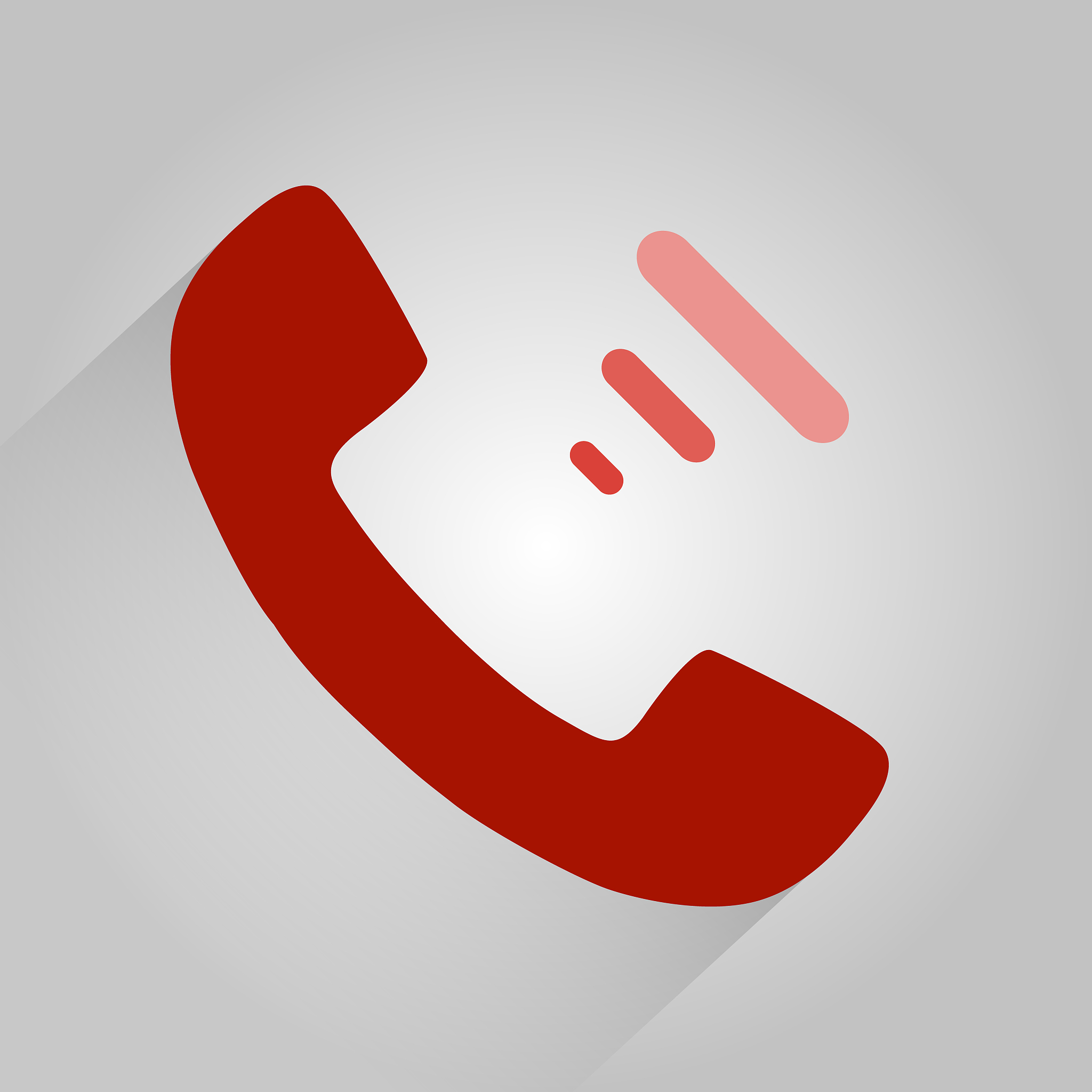 flat icon of a phone. flat design style