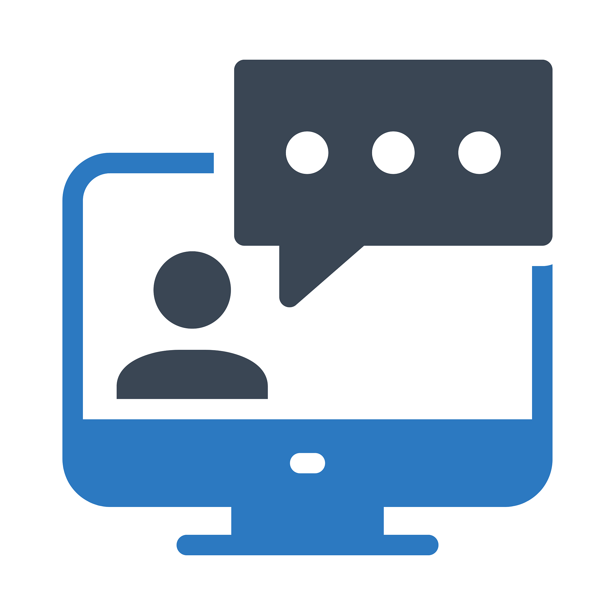 message screen