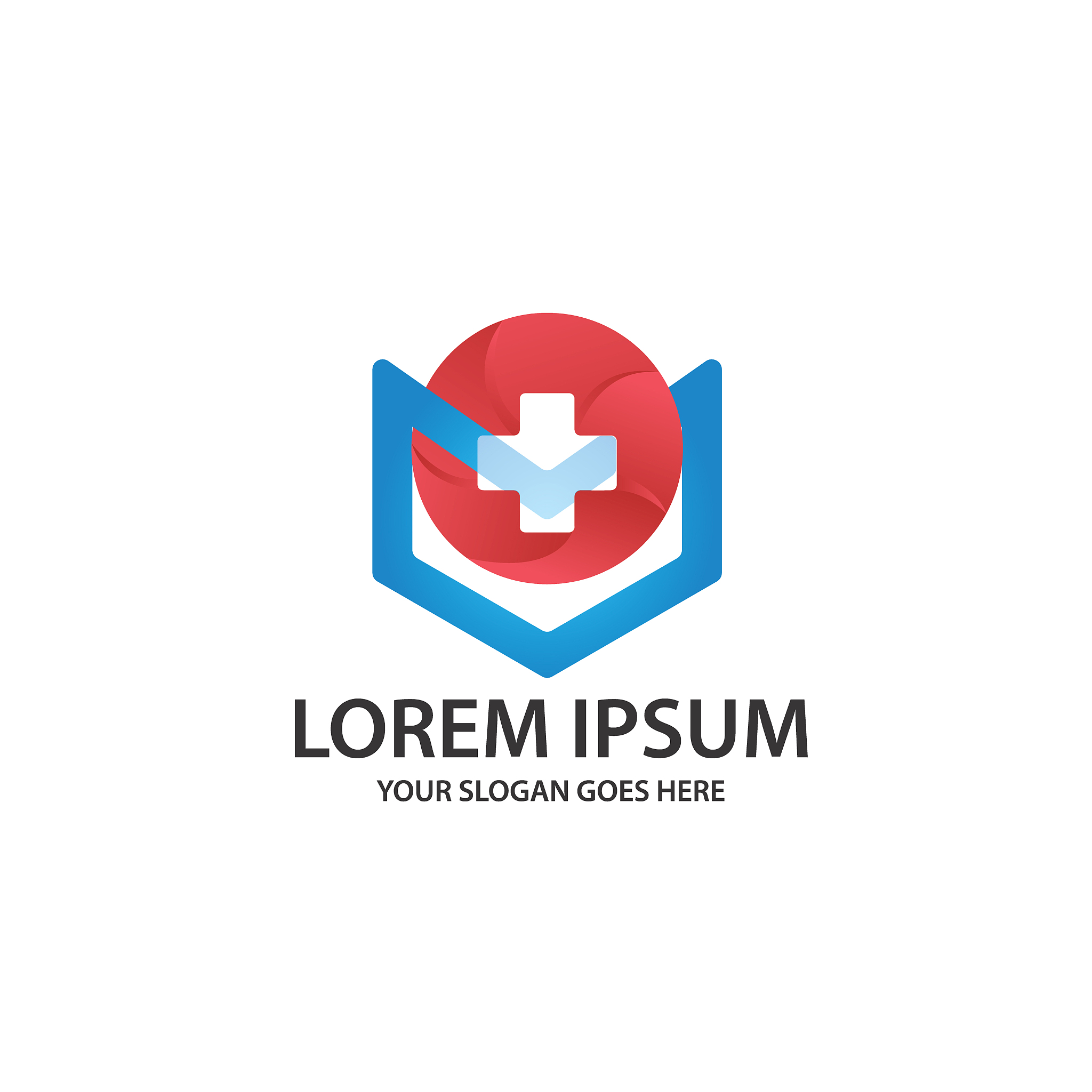creative,modern letter m medical or healthcare logo design templ