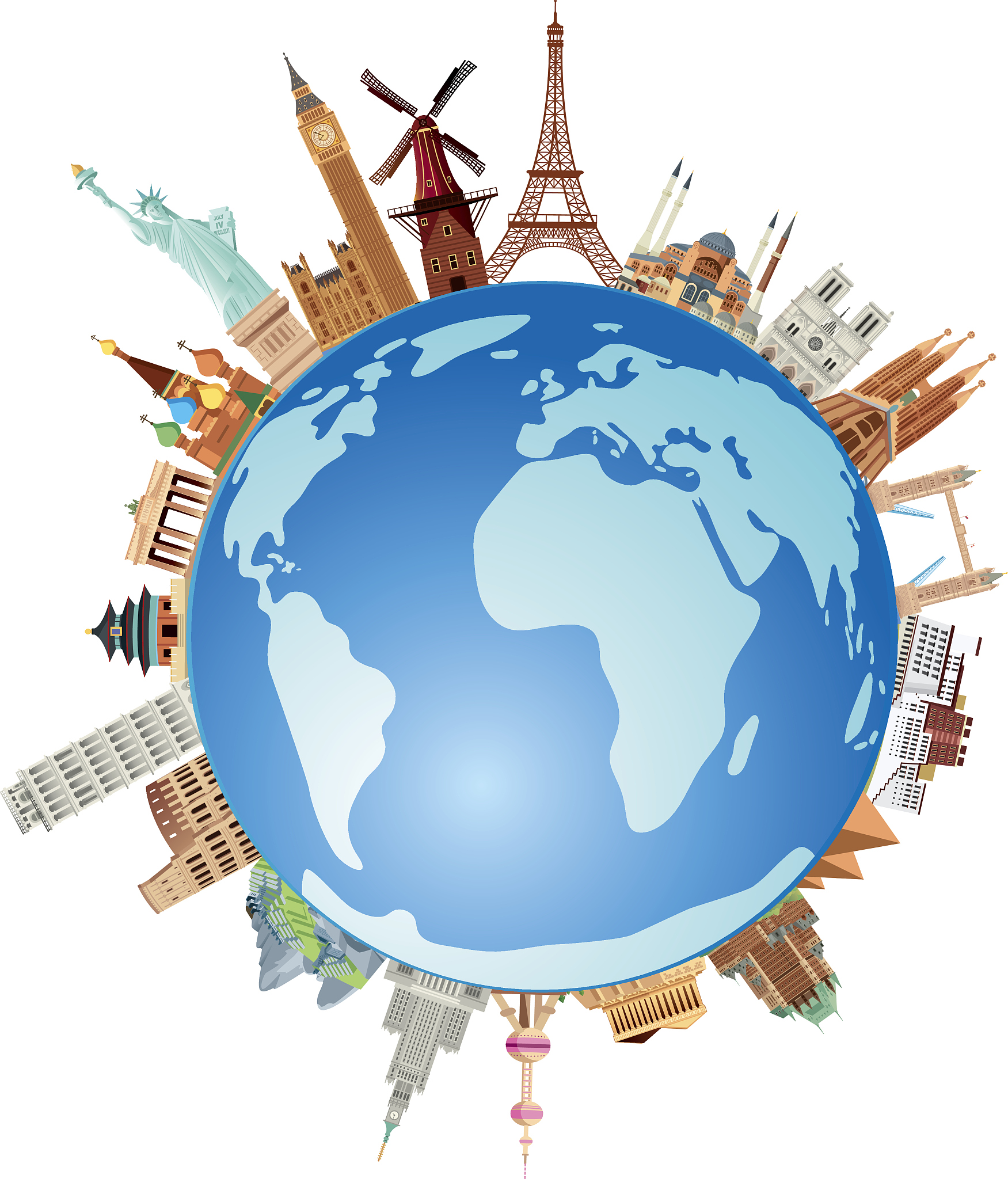 我想建一个欧美旅游景点攻略类的网站，请帮我设计6个网页菜单，并各写一段简介，并翻译为英文。