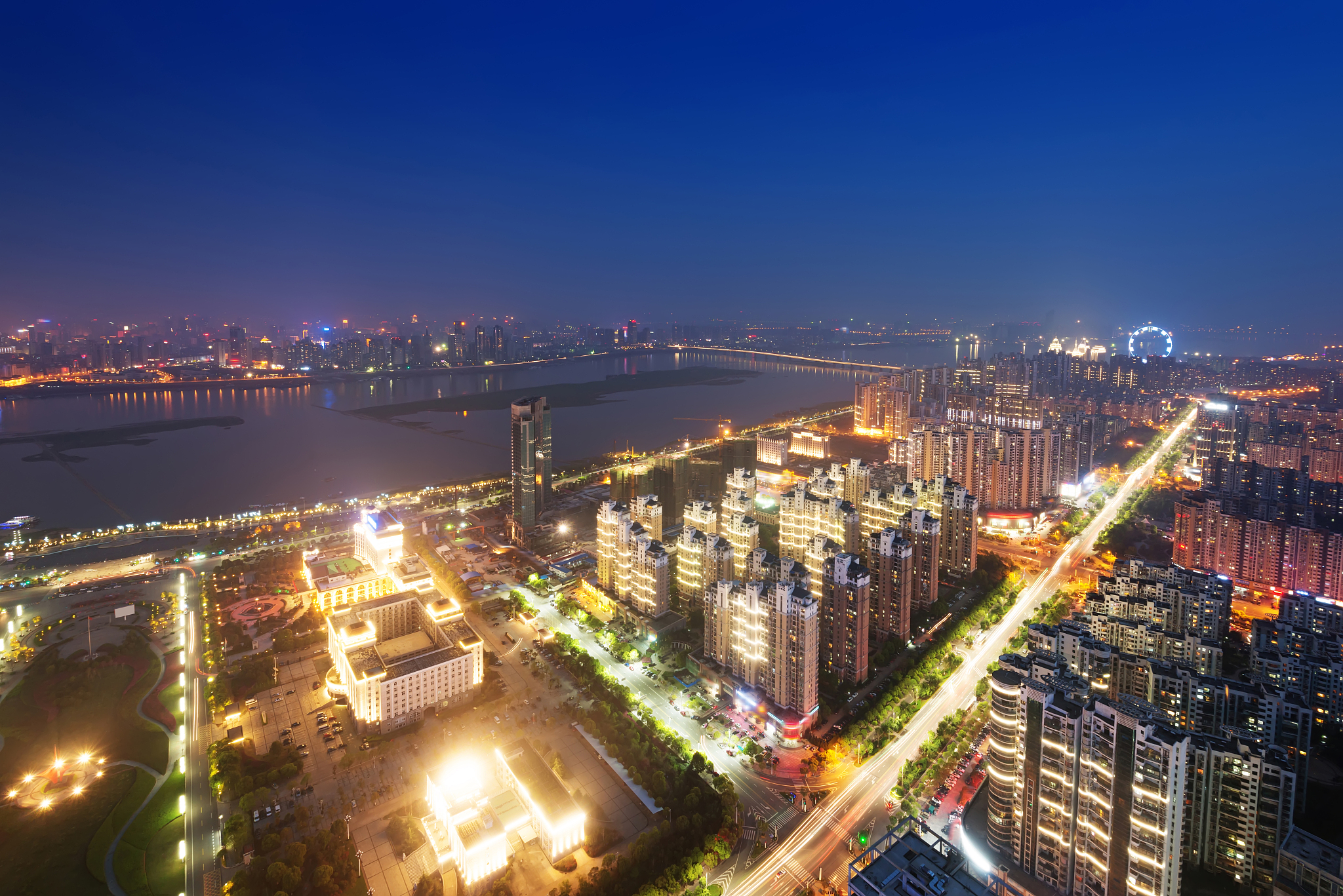 city scape of the nanchang china