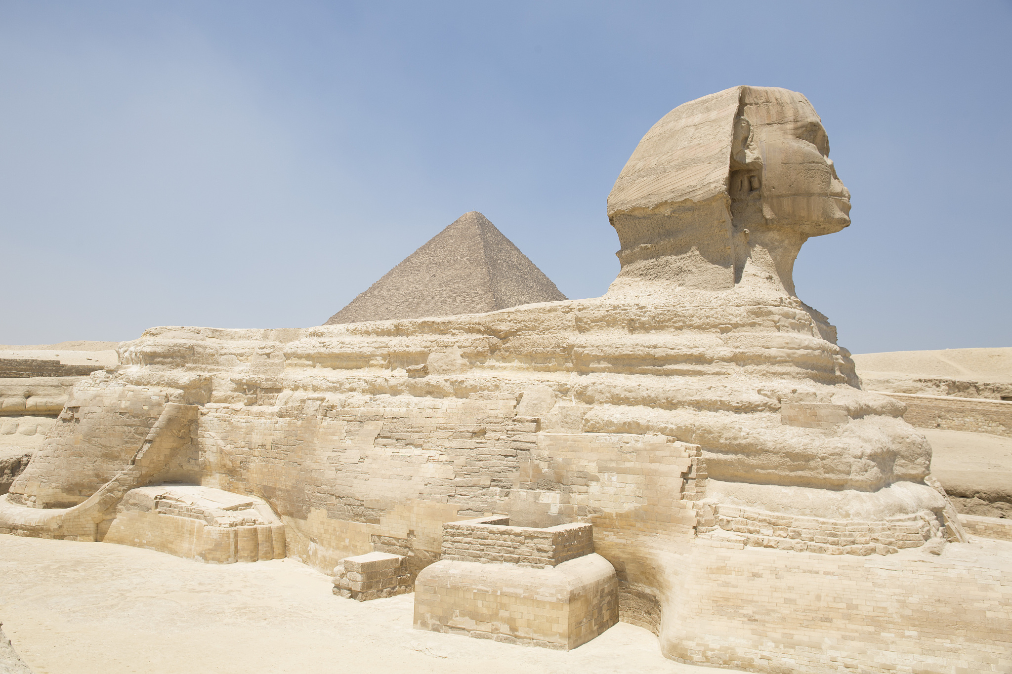 the great sphinx of giza, giza, egypt
