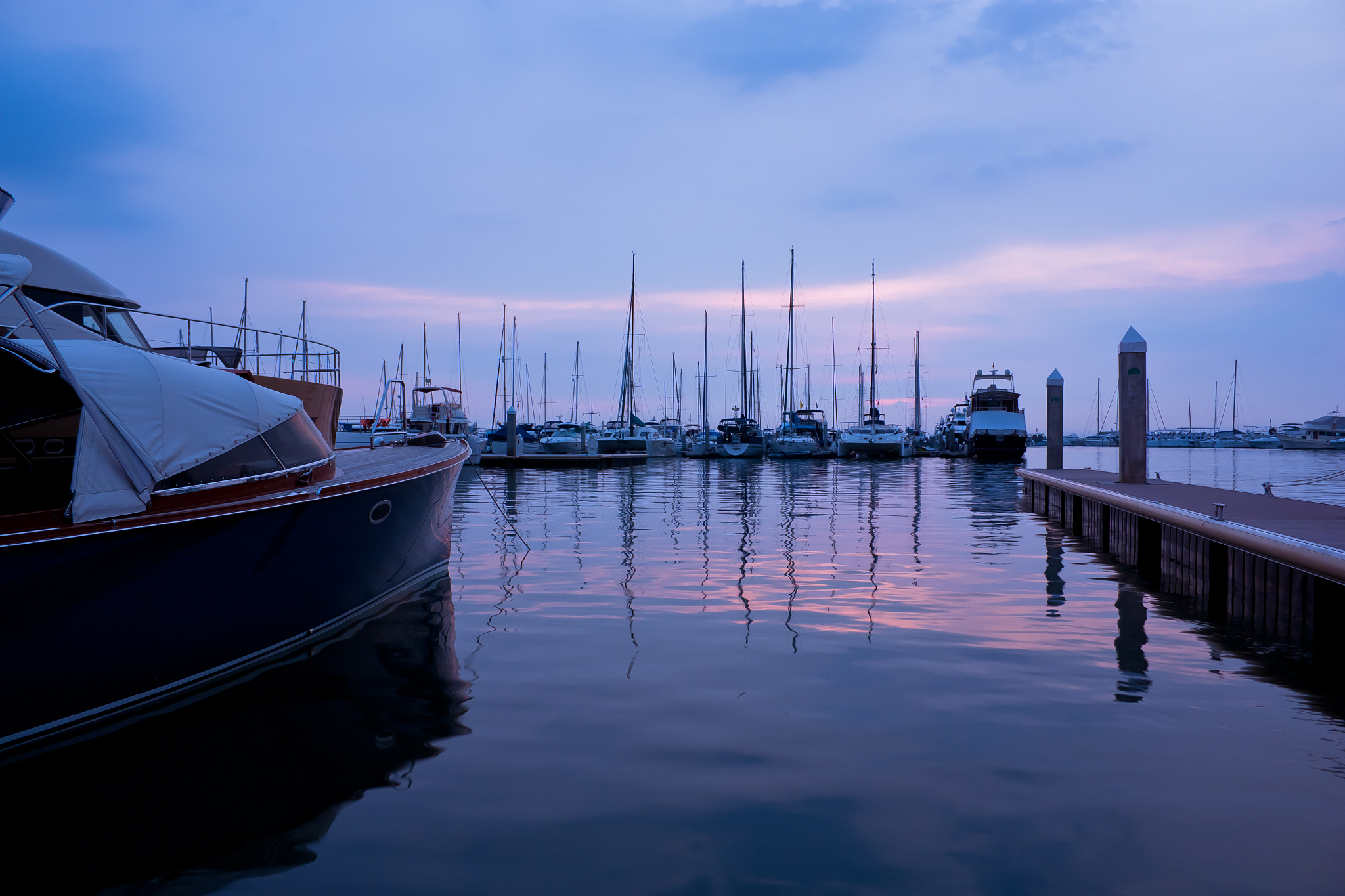 views of the port