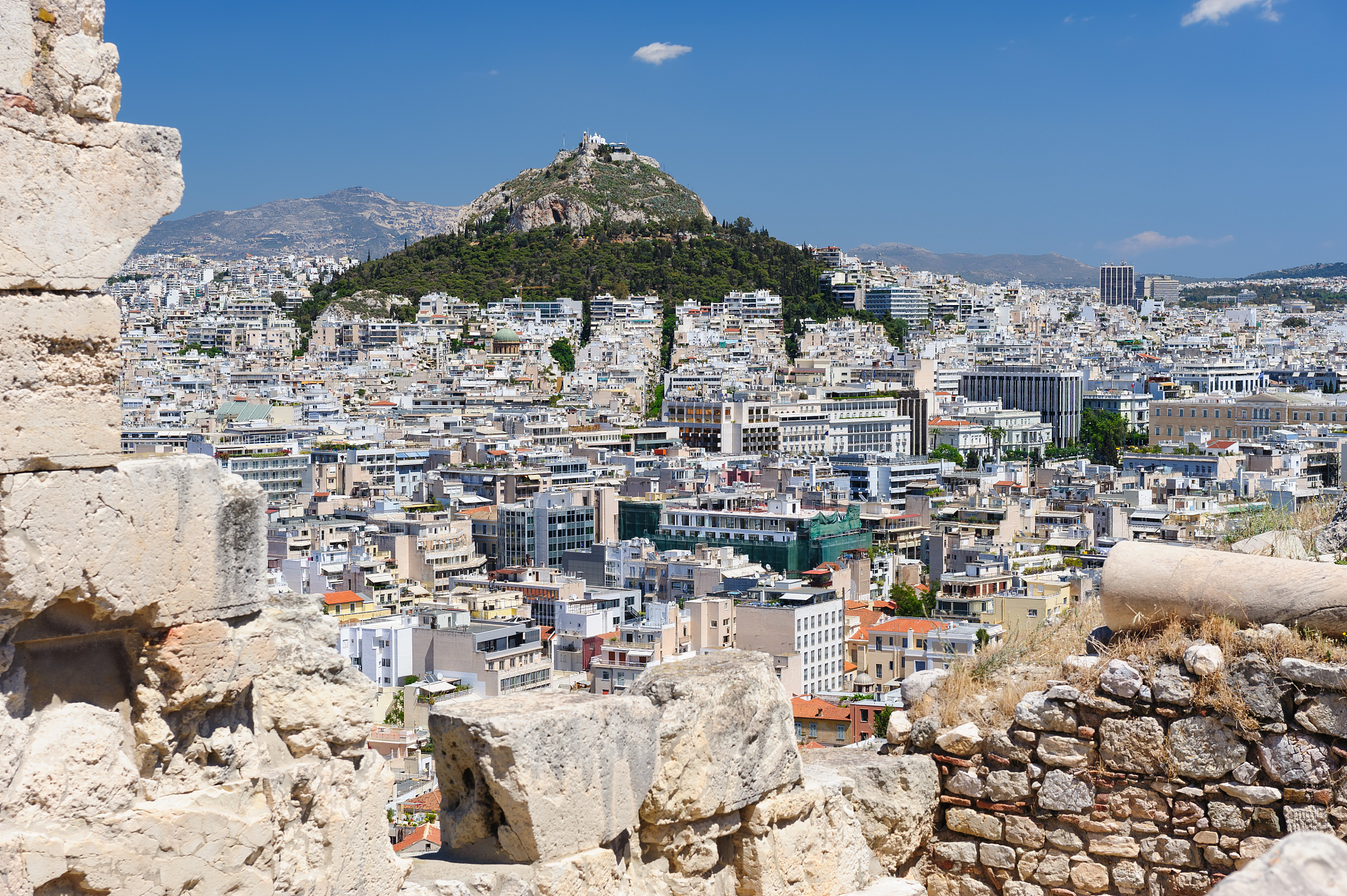 cityscape of athens, greece