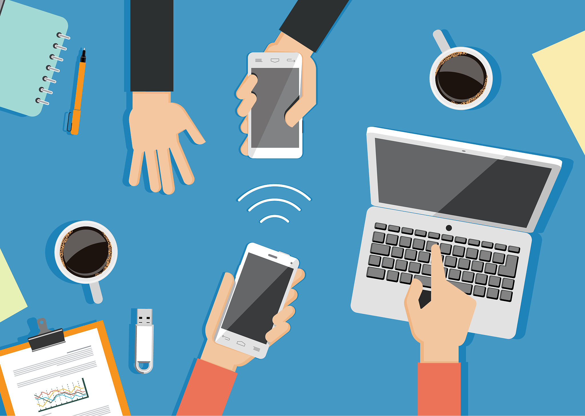 concept of business meeting.
