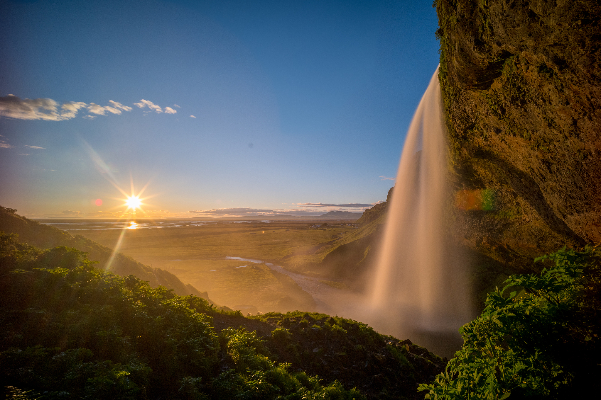 seljalandsfoss, the beautiful waterfalls of south-iceland.