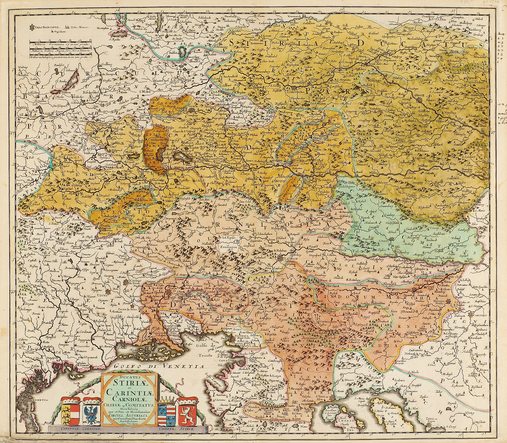 old map of central europe
