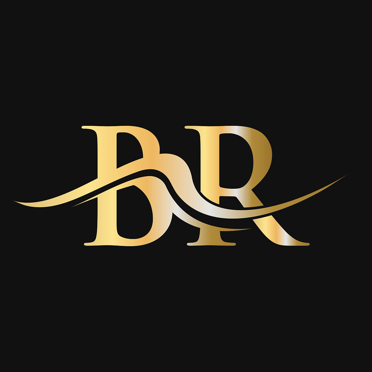 字母br标志设计.初始br标识模板.br字母组合业务和公司标志
