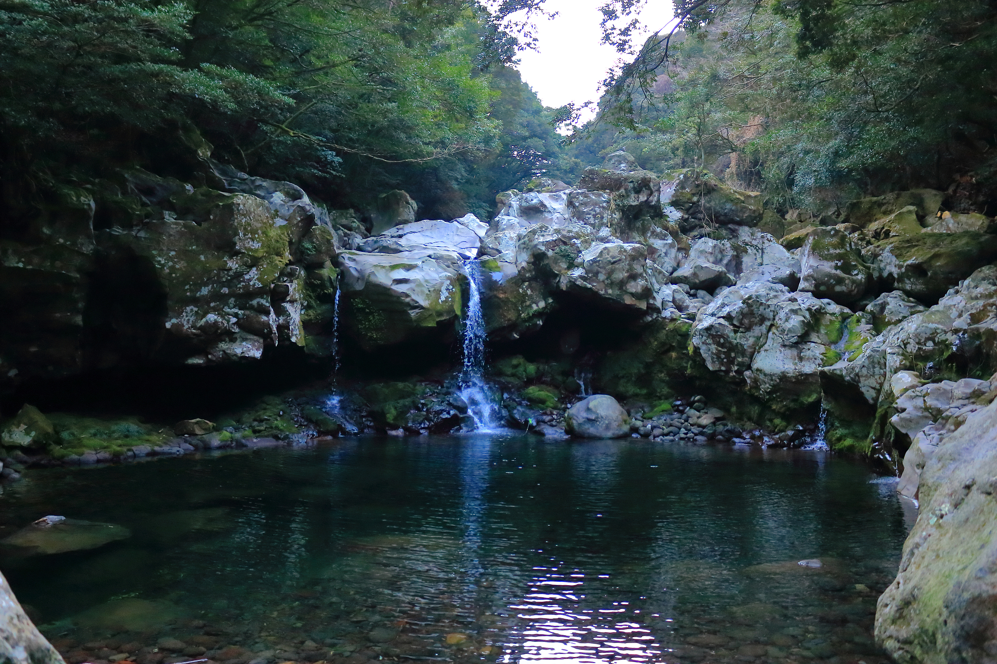 mandarin ducks waterfalls, waterfalls, valleys, valleys