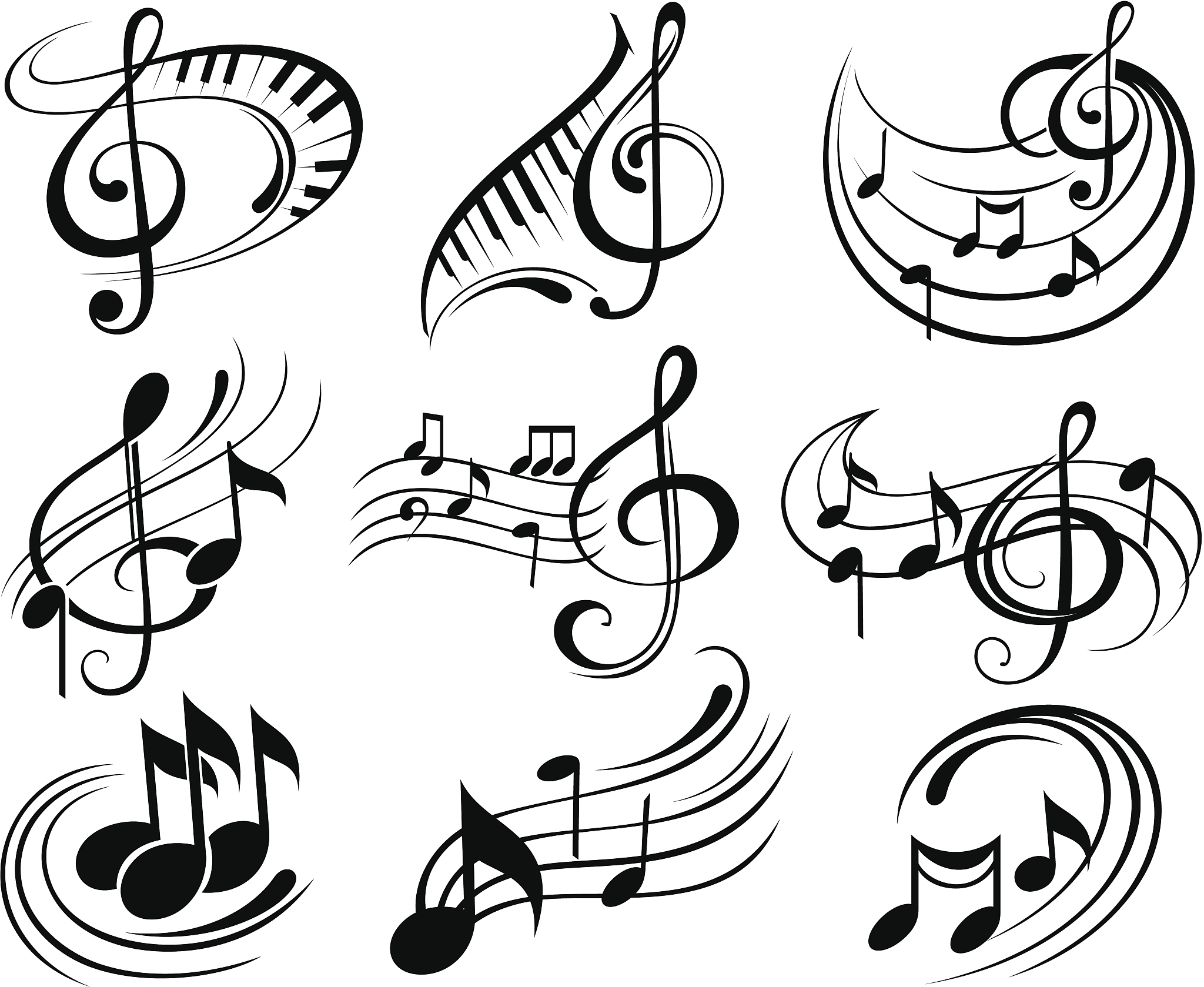 music notes