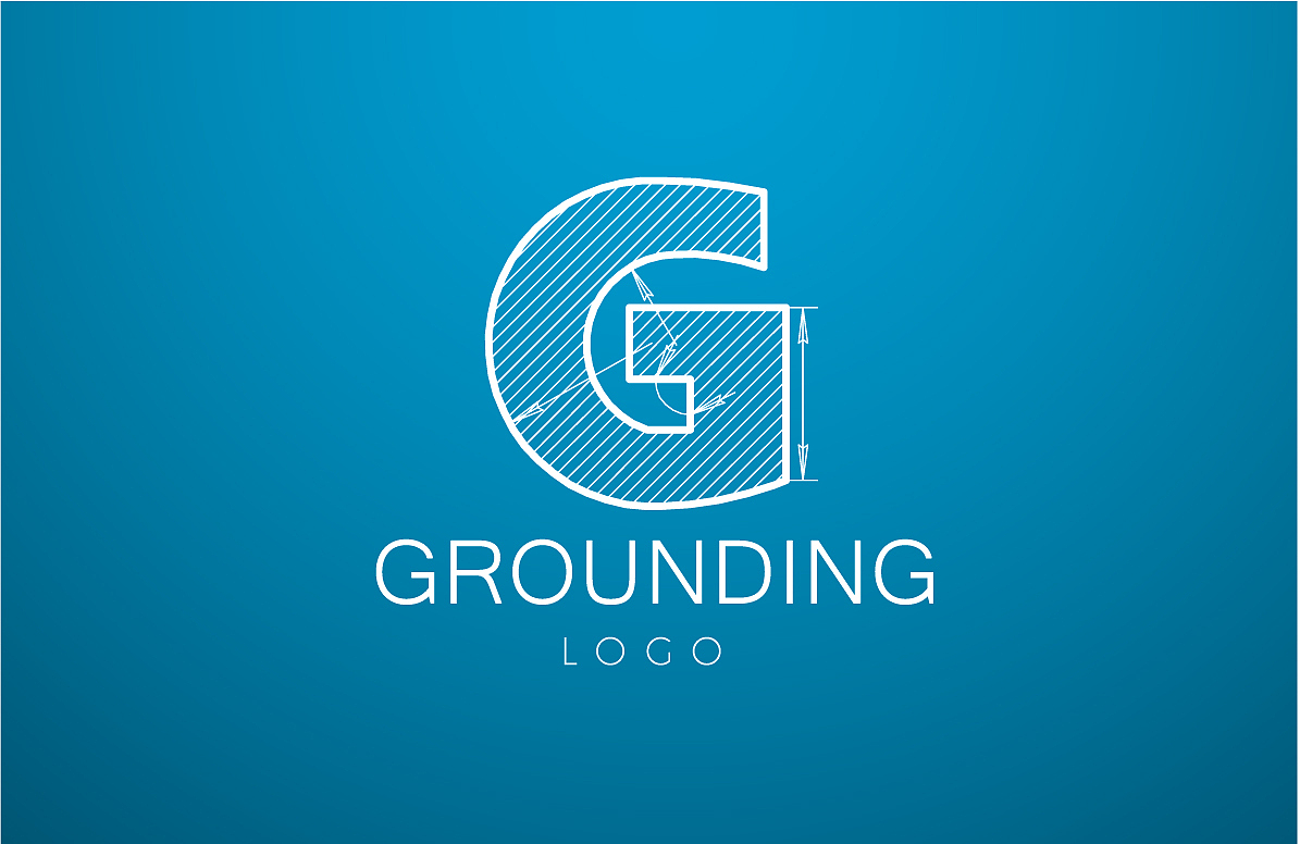 logo template letter g in the style of a