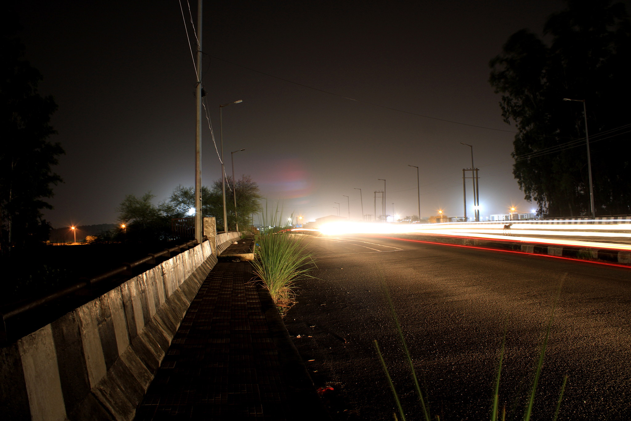 traffic at night
