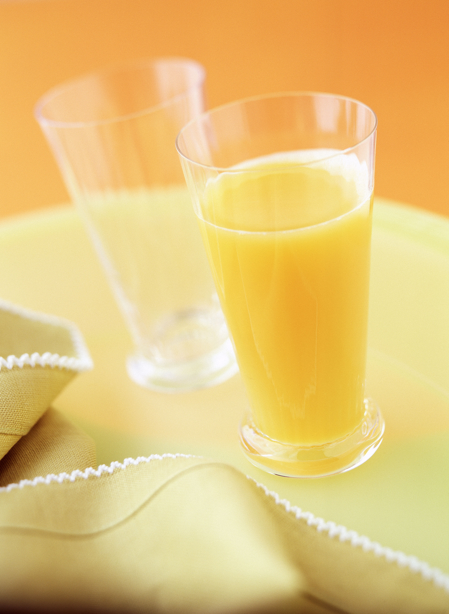 glass of orange juice