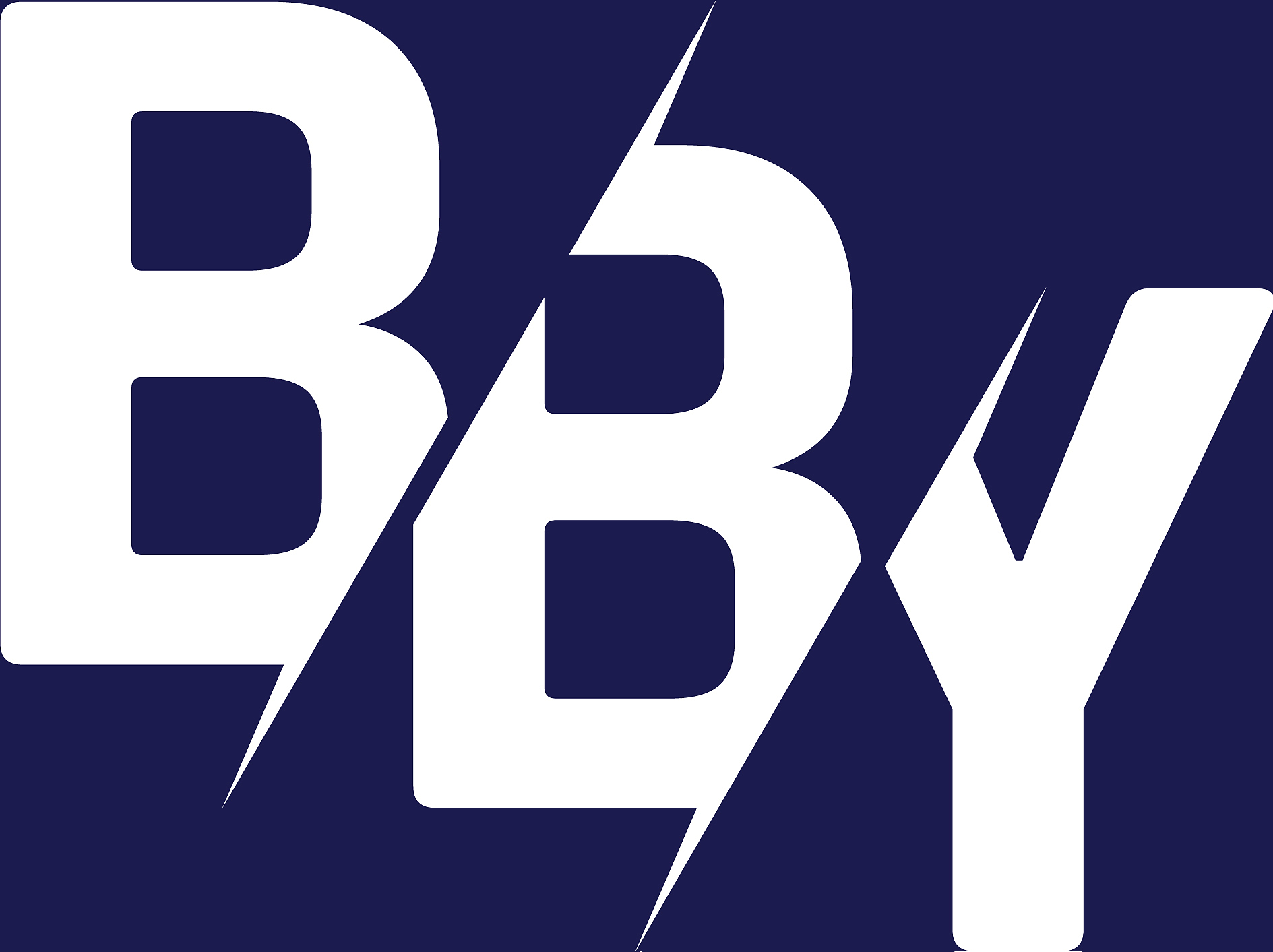 monogram letters initial logo design bby