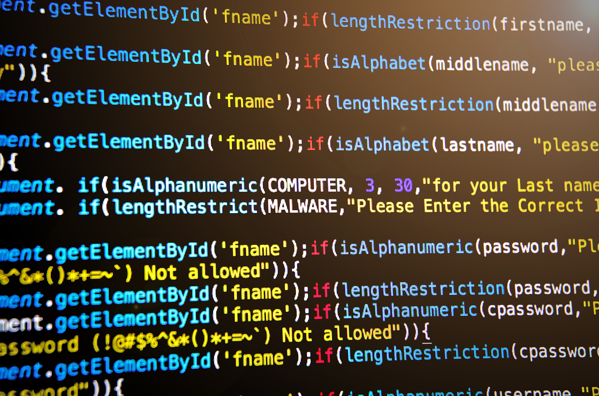 computer virus and malware attack with abstract technology backg