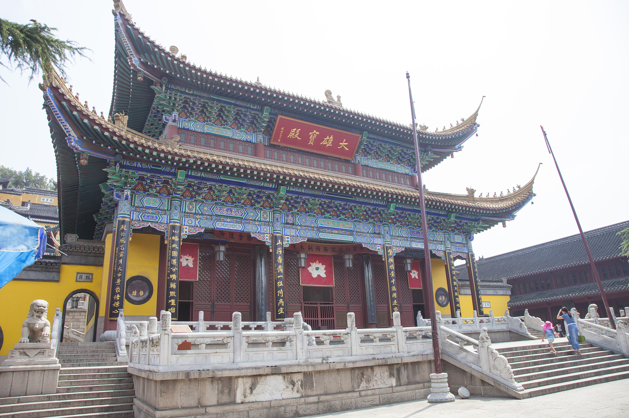亚洲,中国,江苏省,镇江,金山,金山寺,庙宇,建筑,