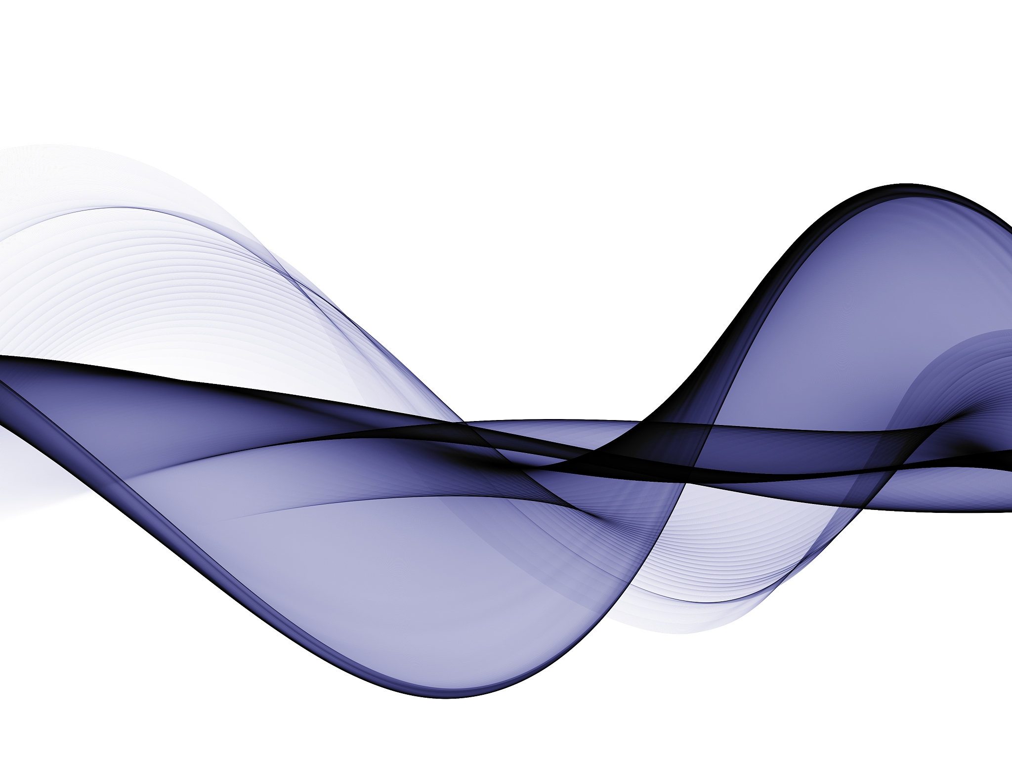 abstract blue smooth wave motion illustration