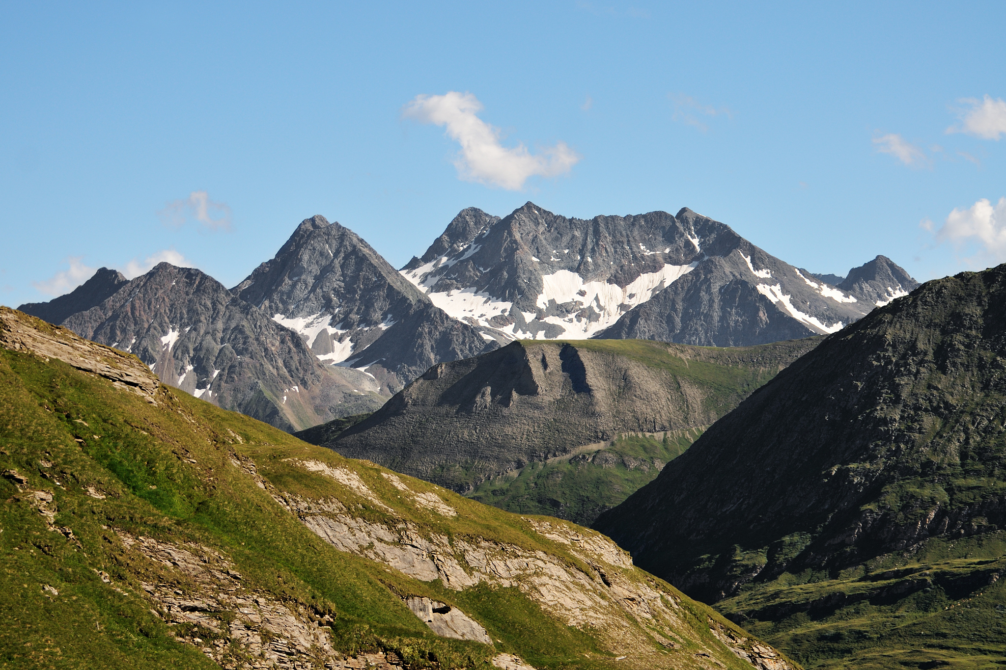 mountain peak in alps