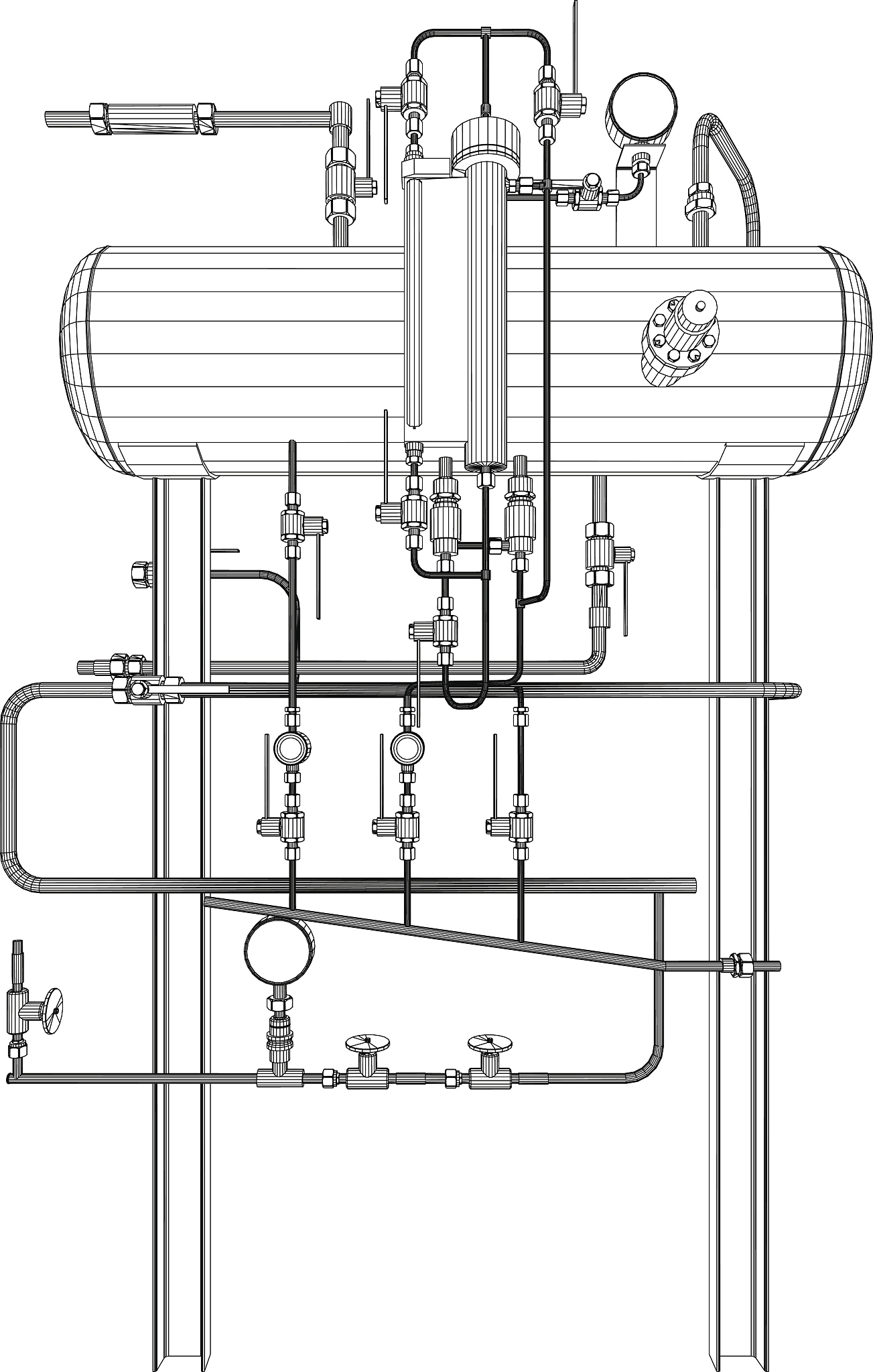 列管换热器换热工艺流程