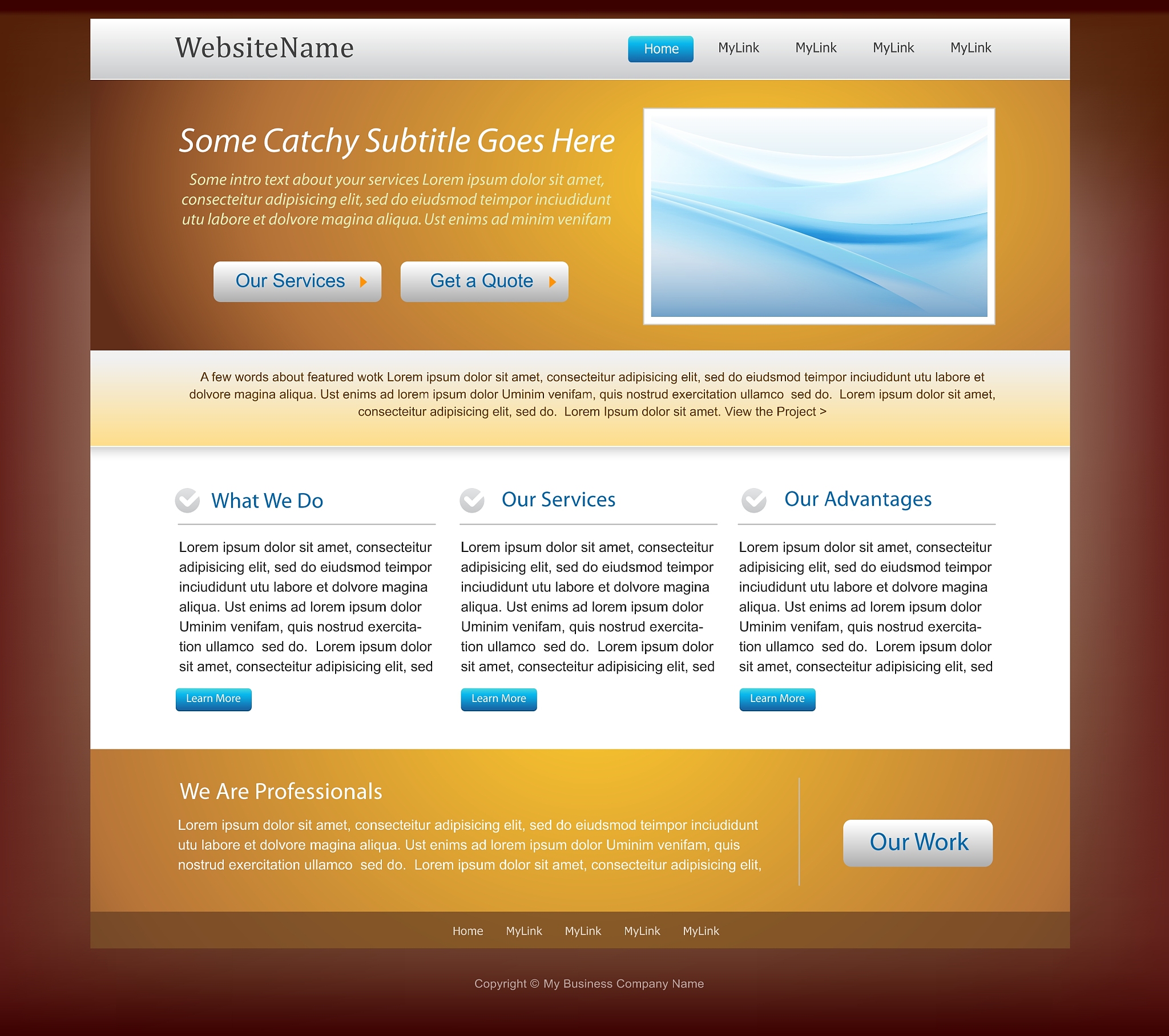 website template