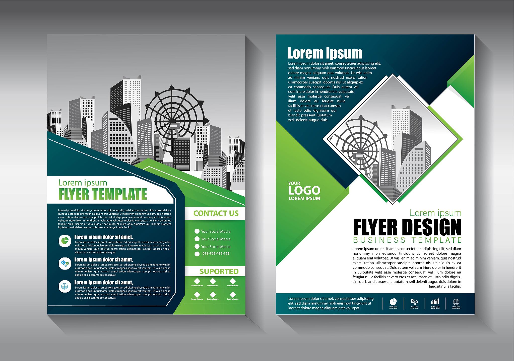 brochure design, cover modern layout, annual report, poster, fly