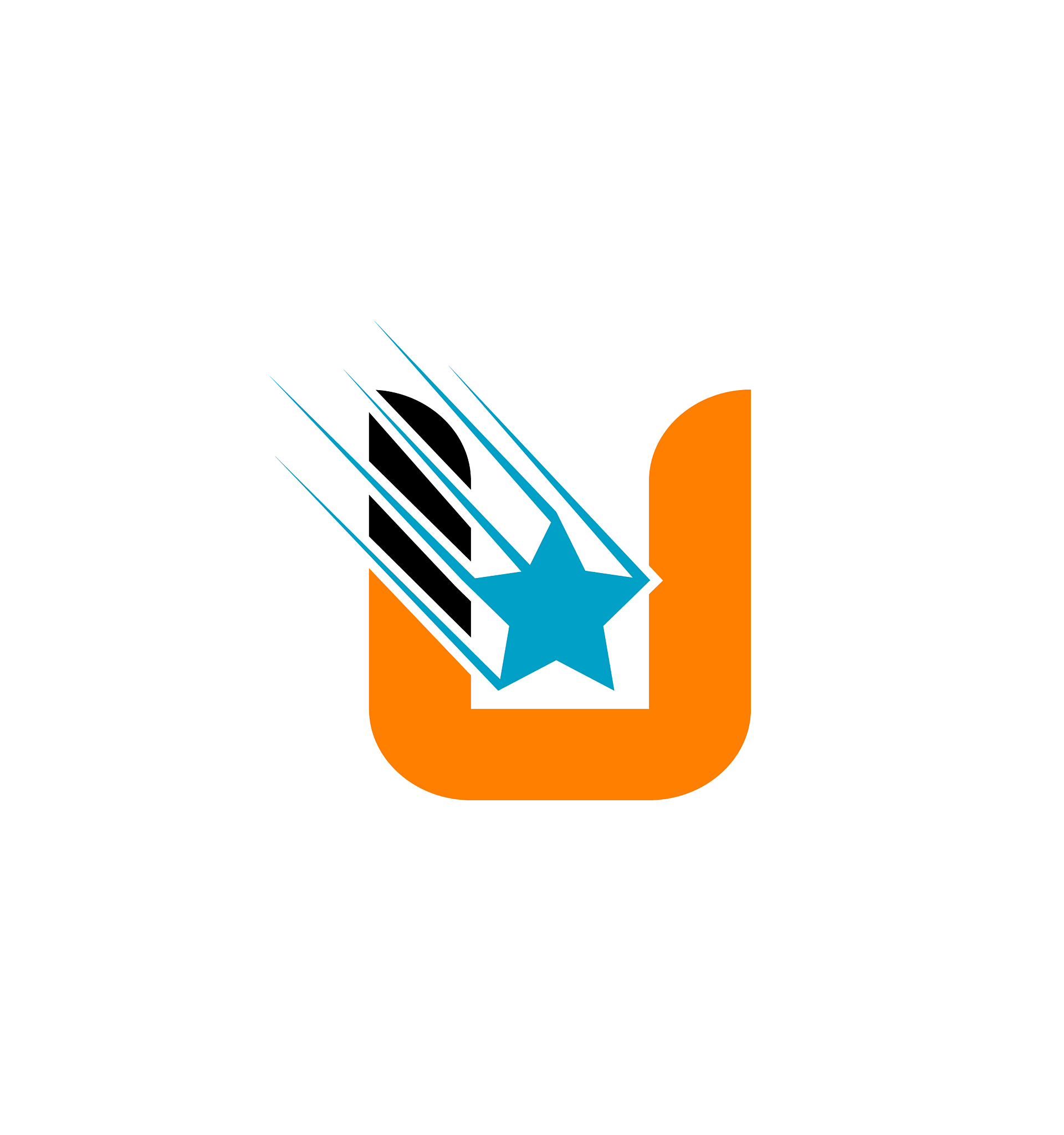 alphabet icon - u