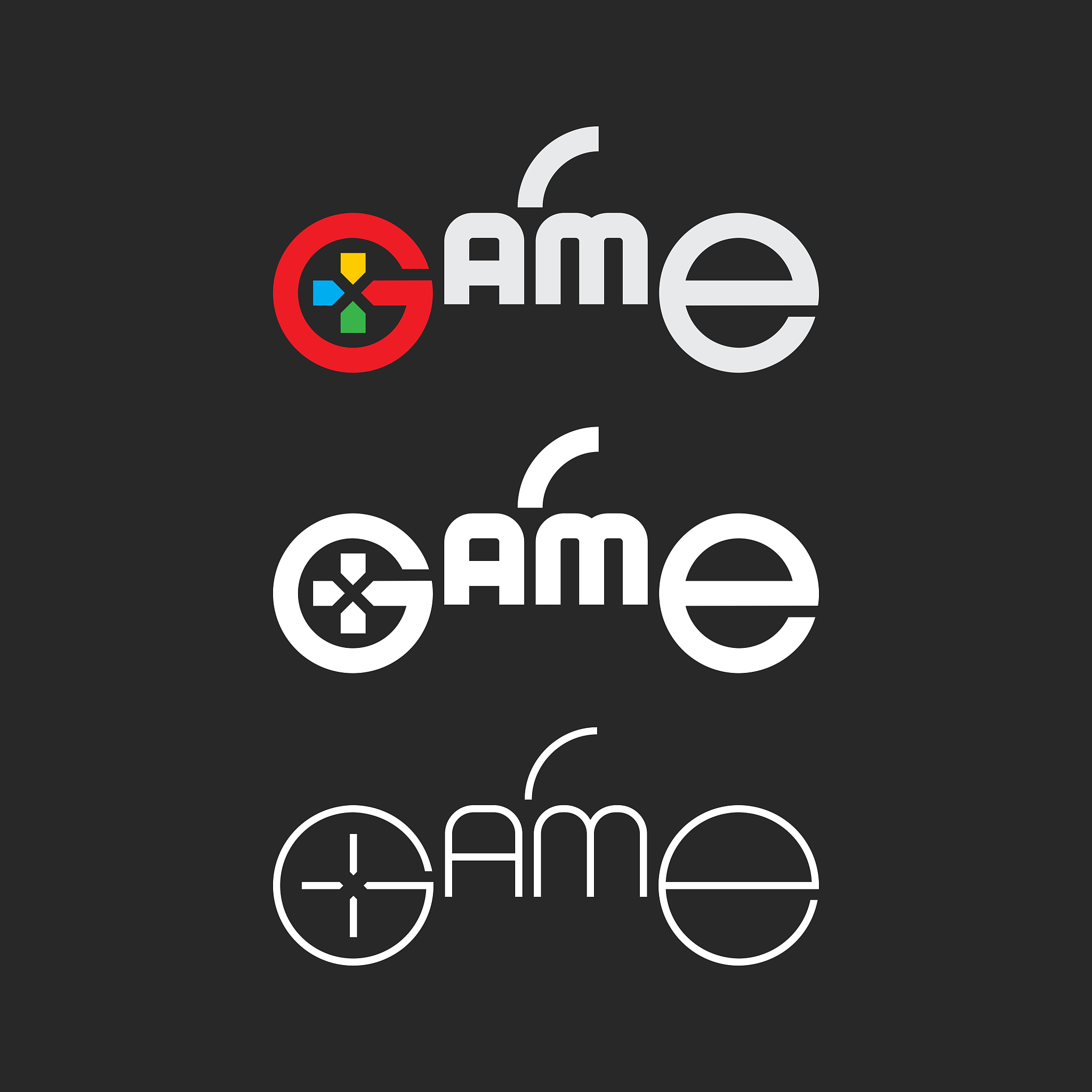 game - typography series