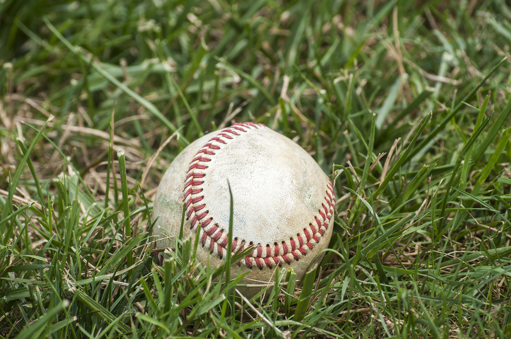used baseball ball