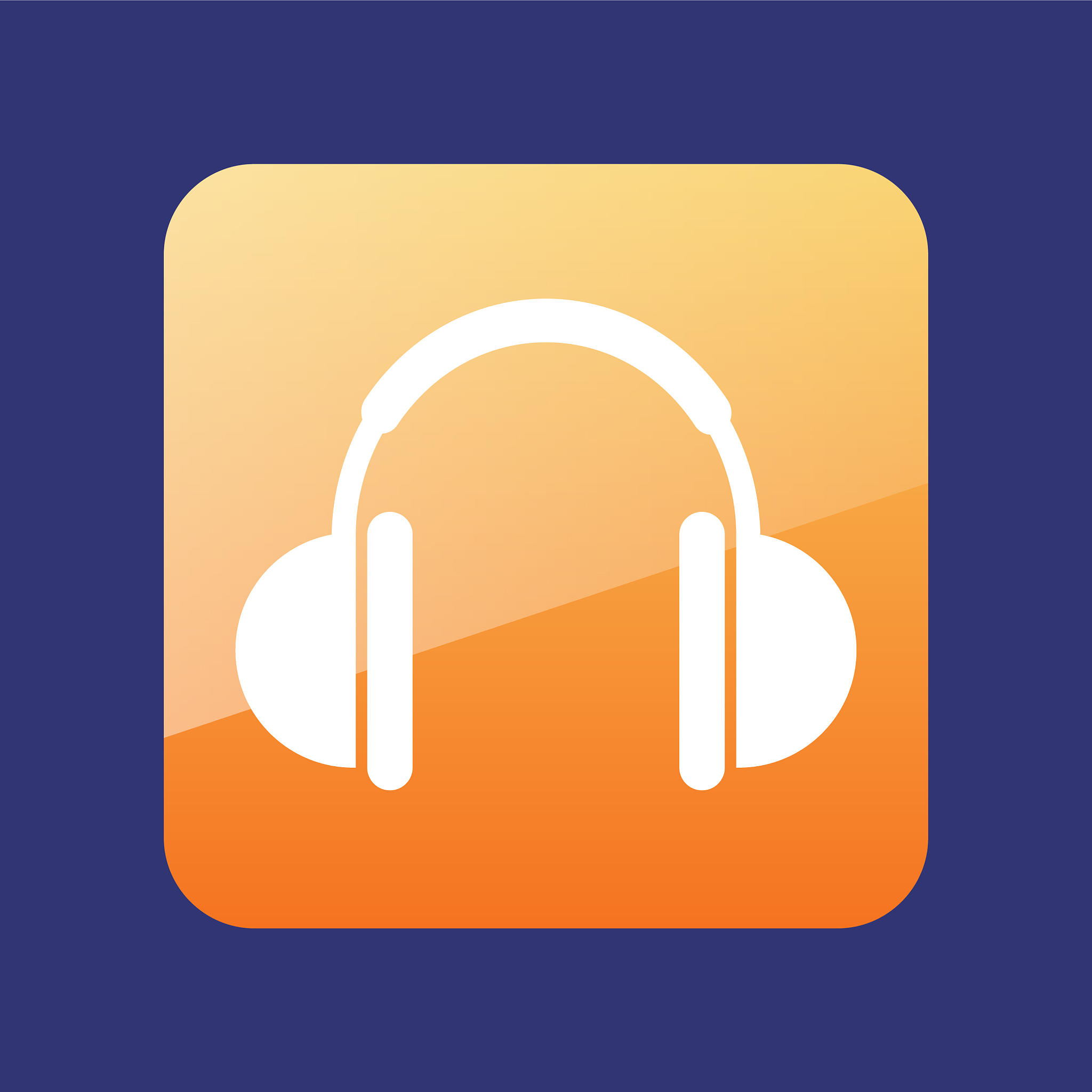 headphone icon musical sign
