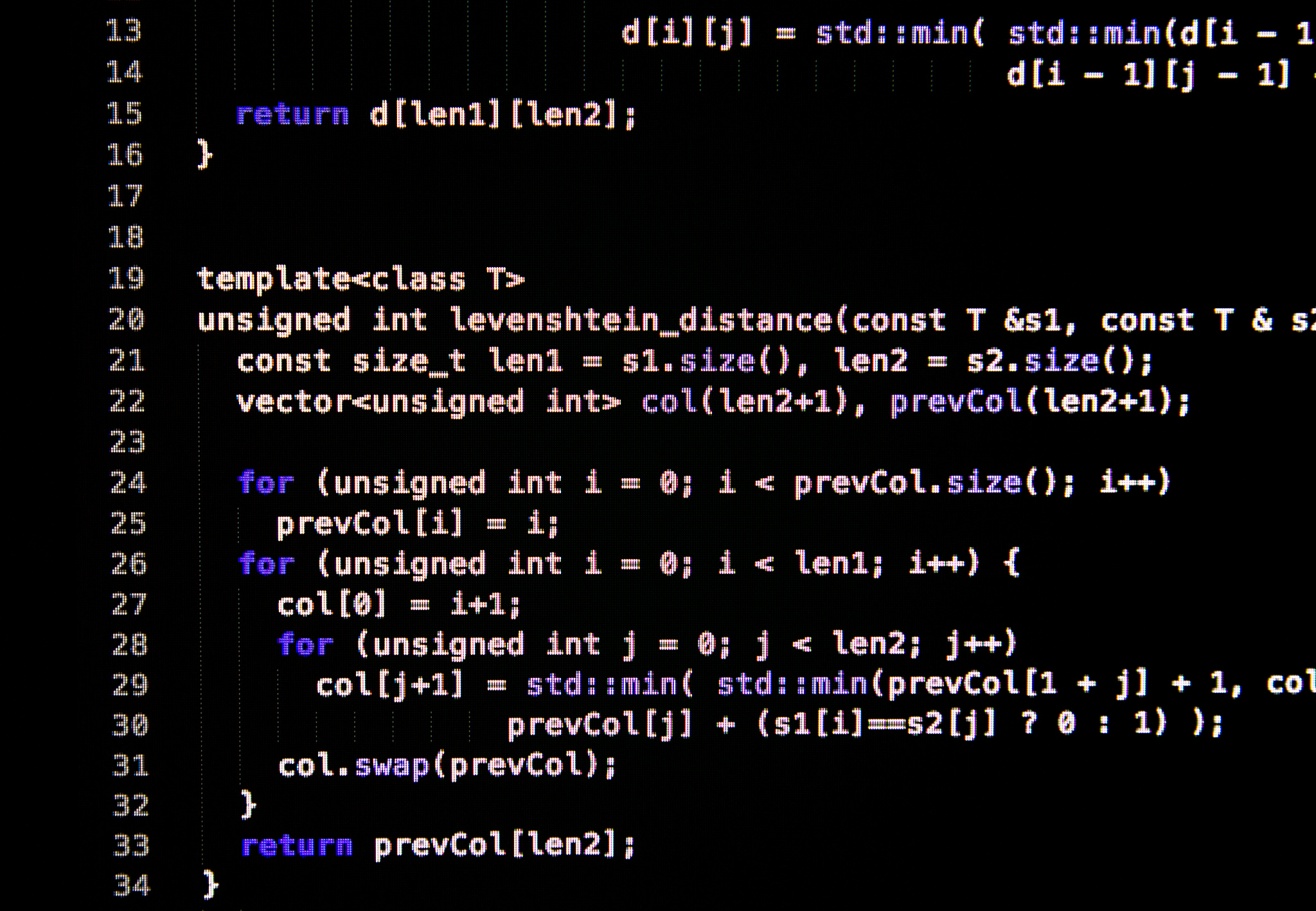 abstract programming code