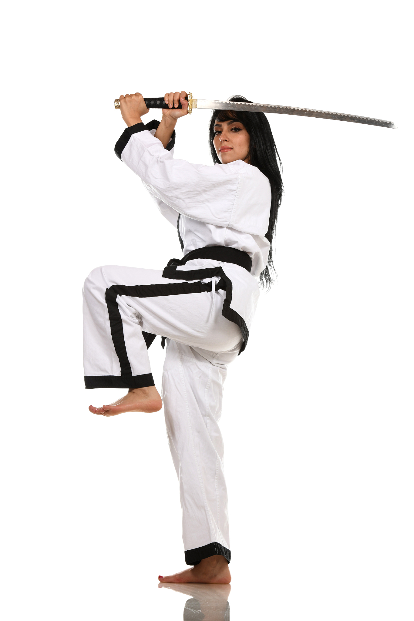 raised katana