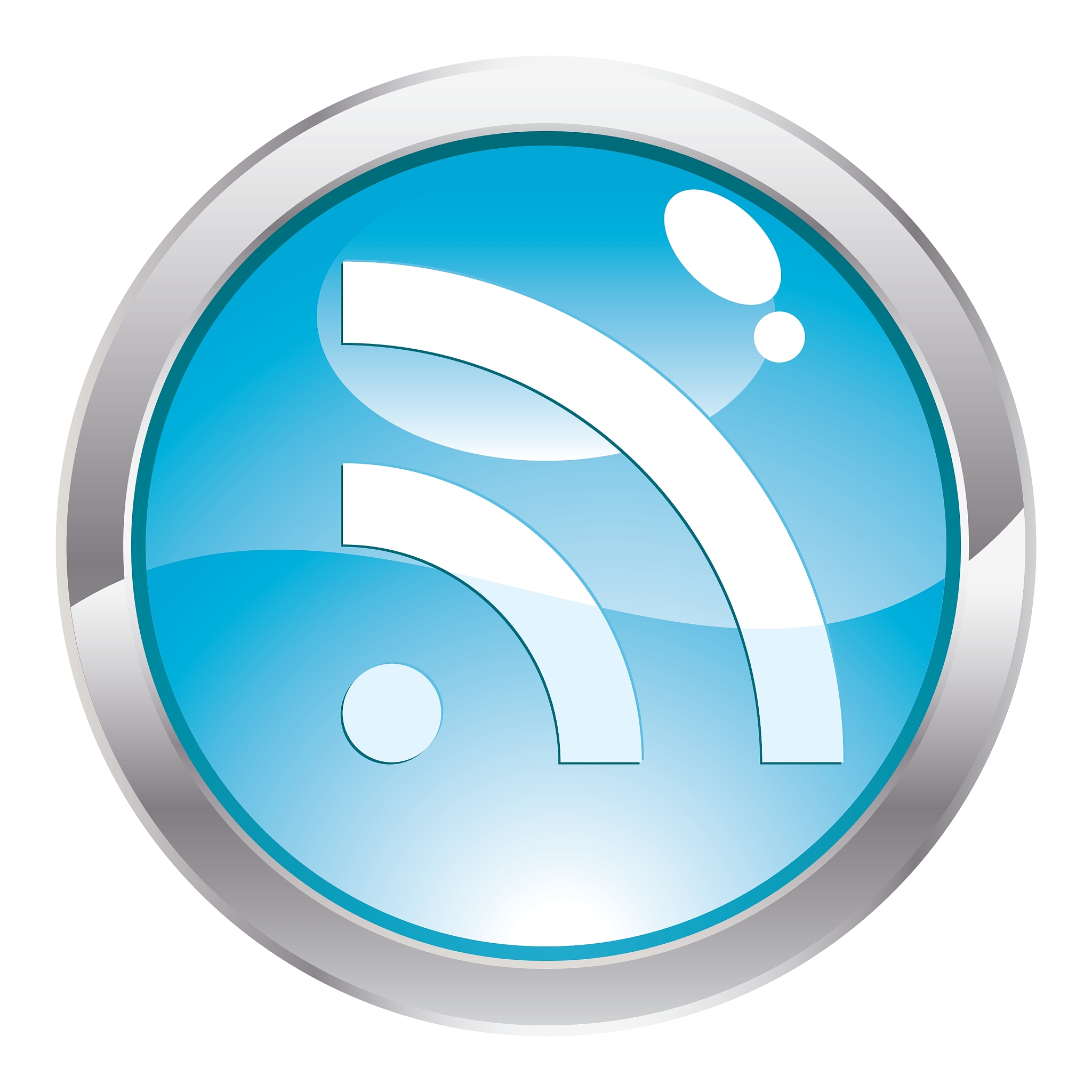 button with rss