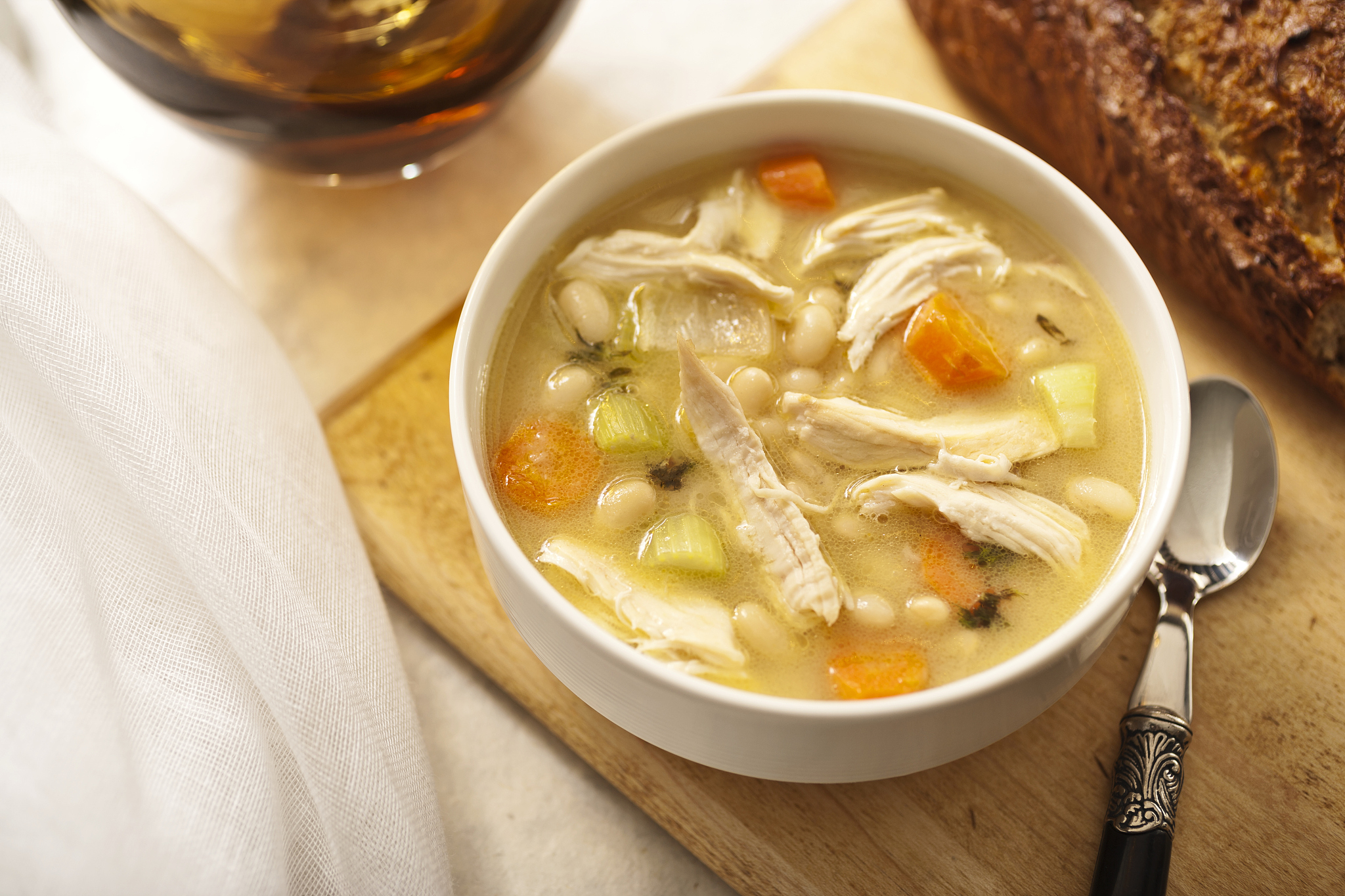 chicken and white bean soup
