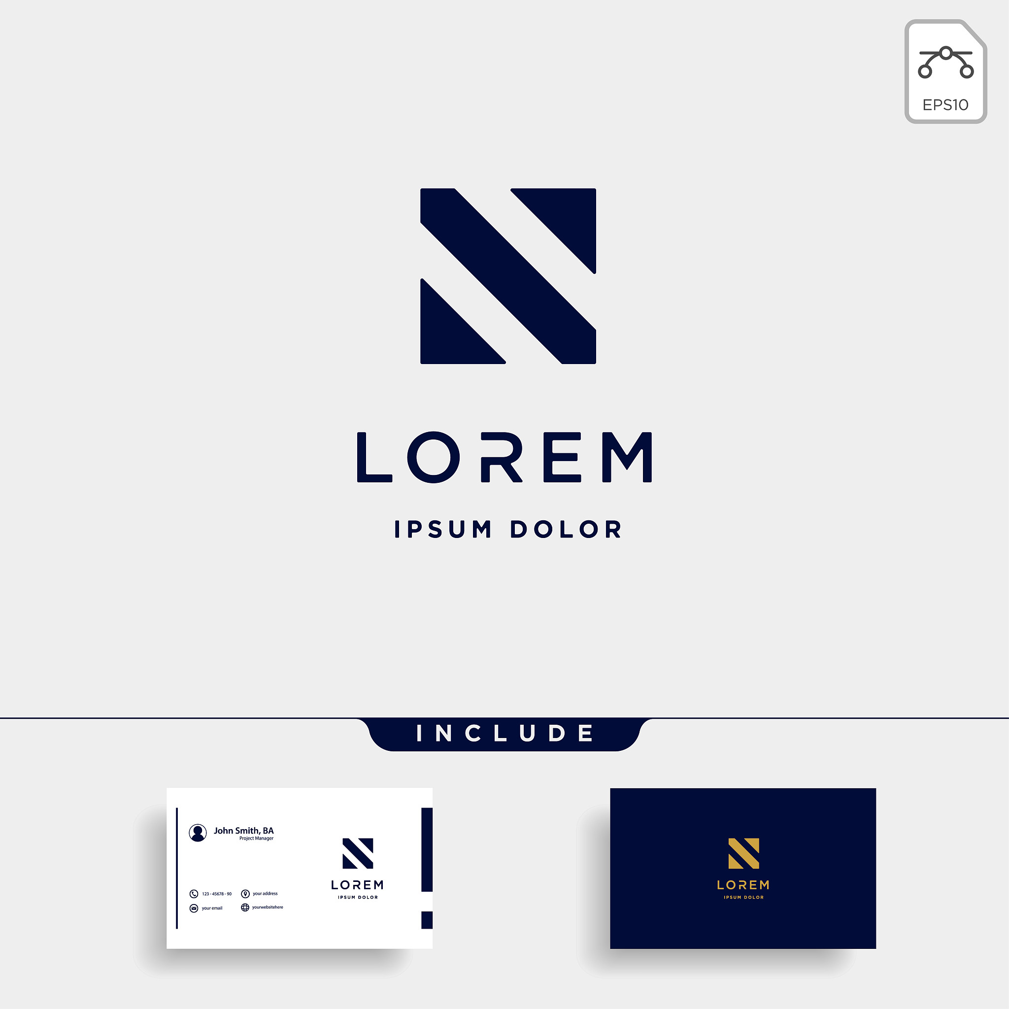 letter n nn symbol design simple vector