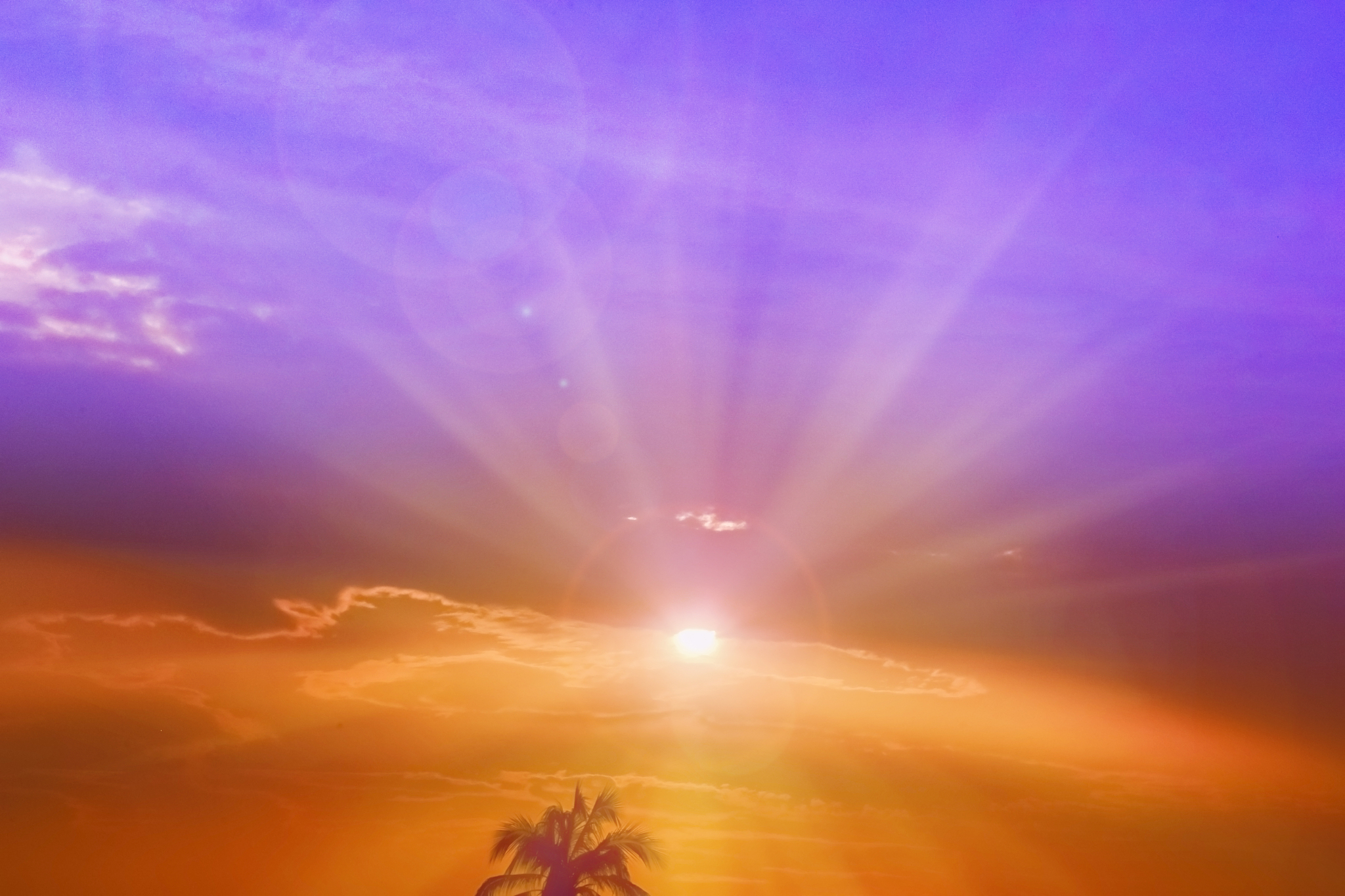 为何日落时天空呈现不同的颜色