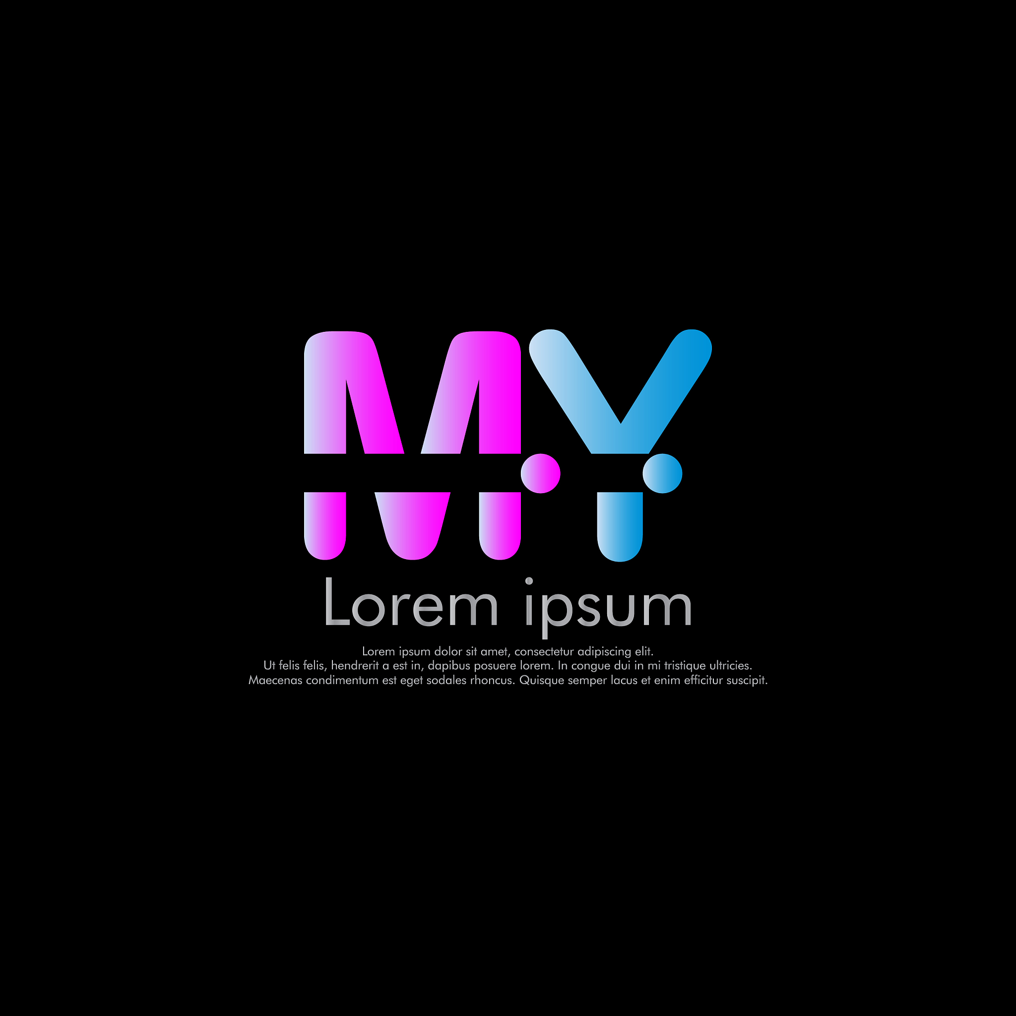 m y my initial abstract logo concept