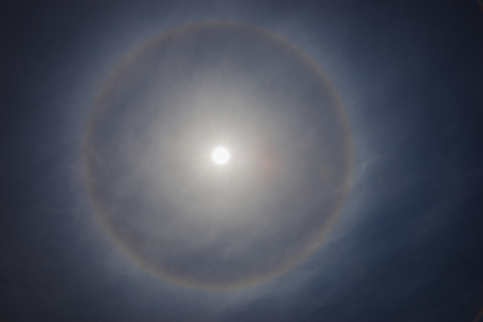 sun, rainbow, clouds